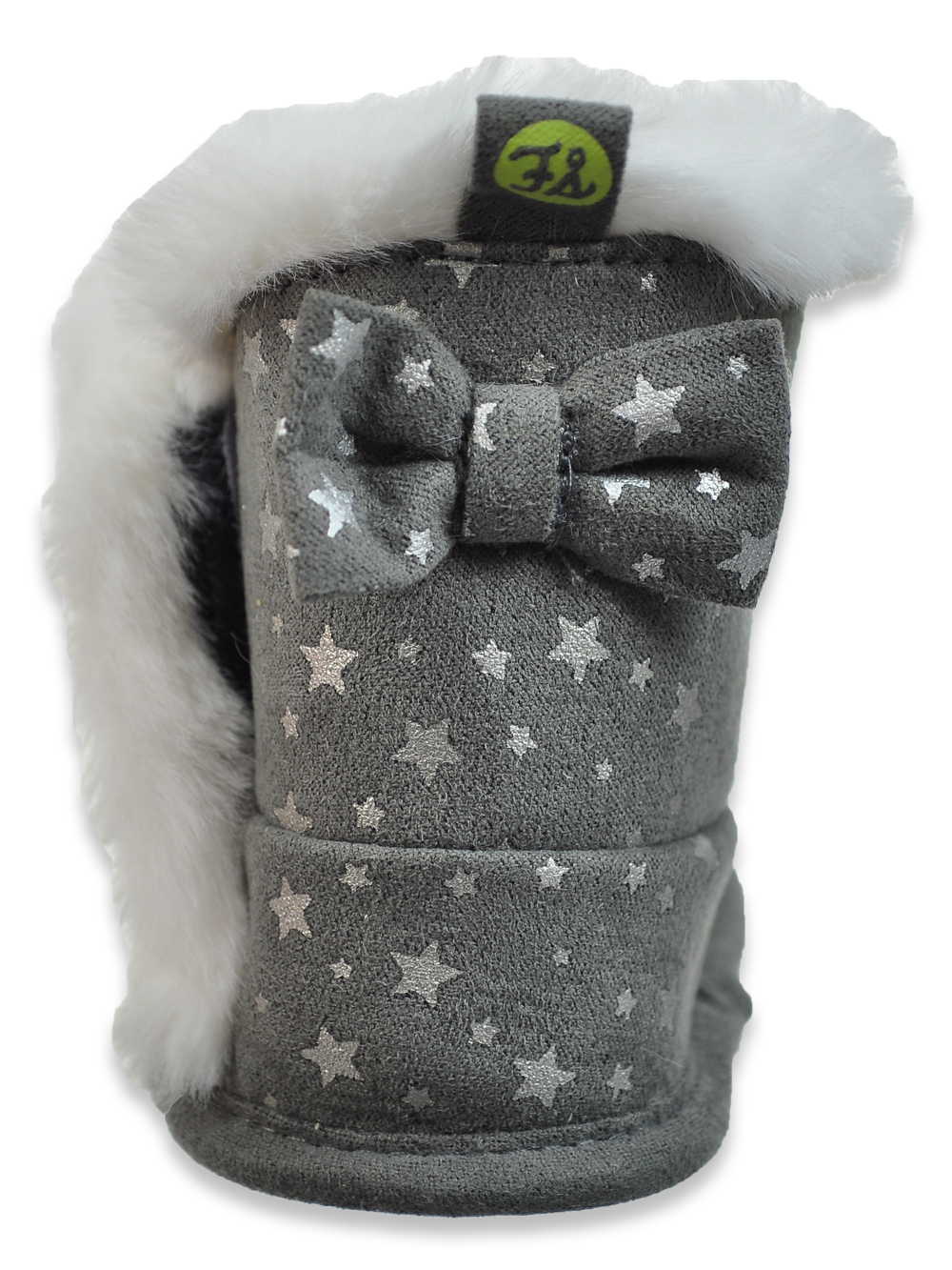 First Steps Baby Girls' Faux Fur Star Boots - Picture 4 of 7