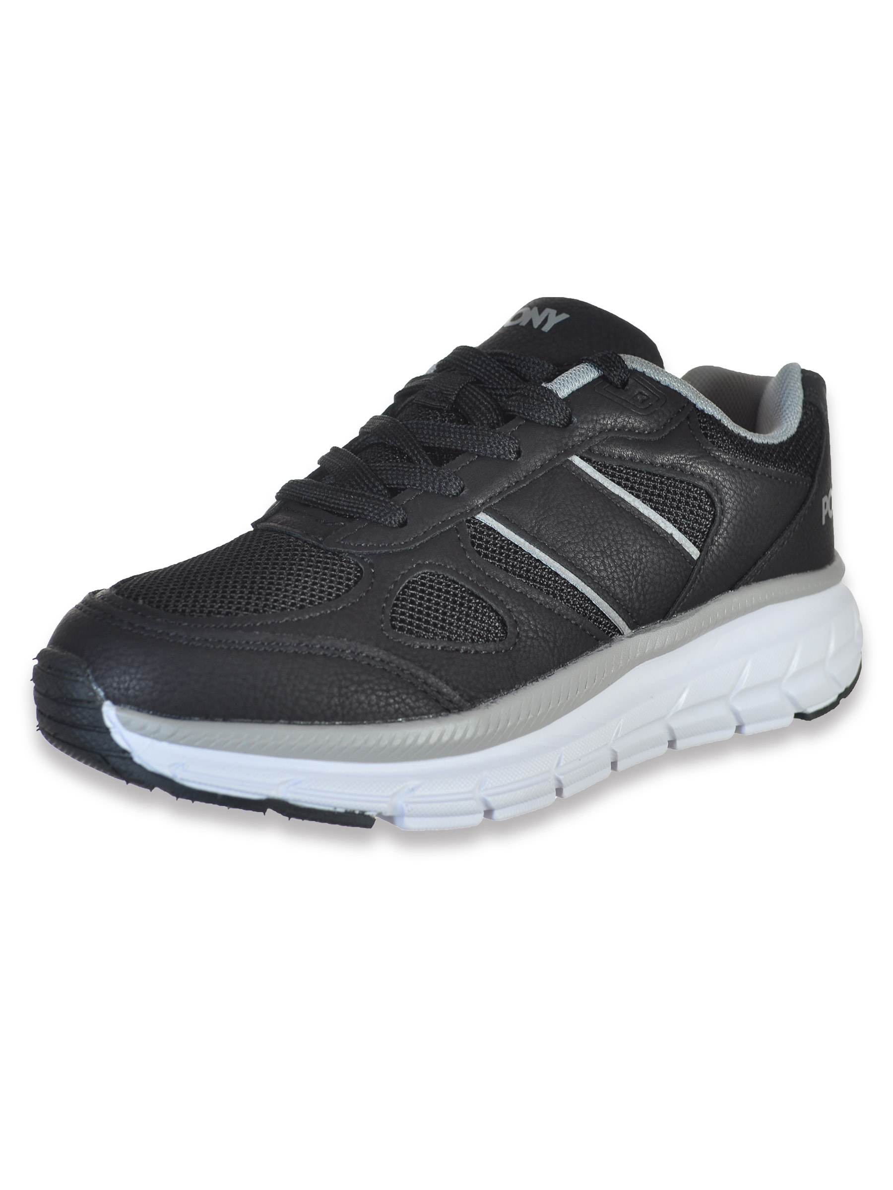 Pony Boys' FlexSport Sneakers - black/gray, 1 youth - Picture 4 of 8