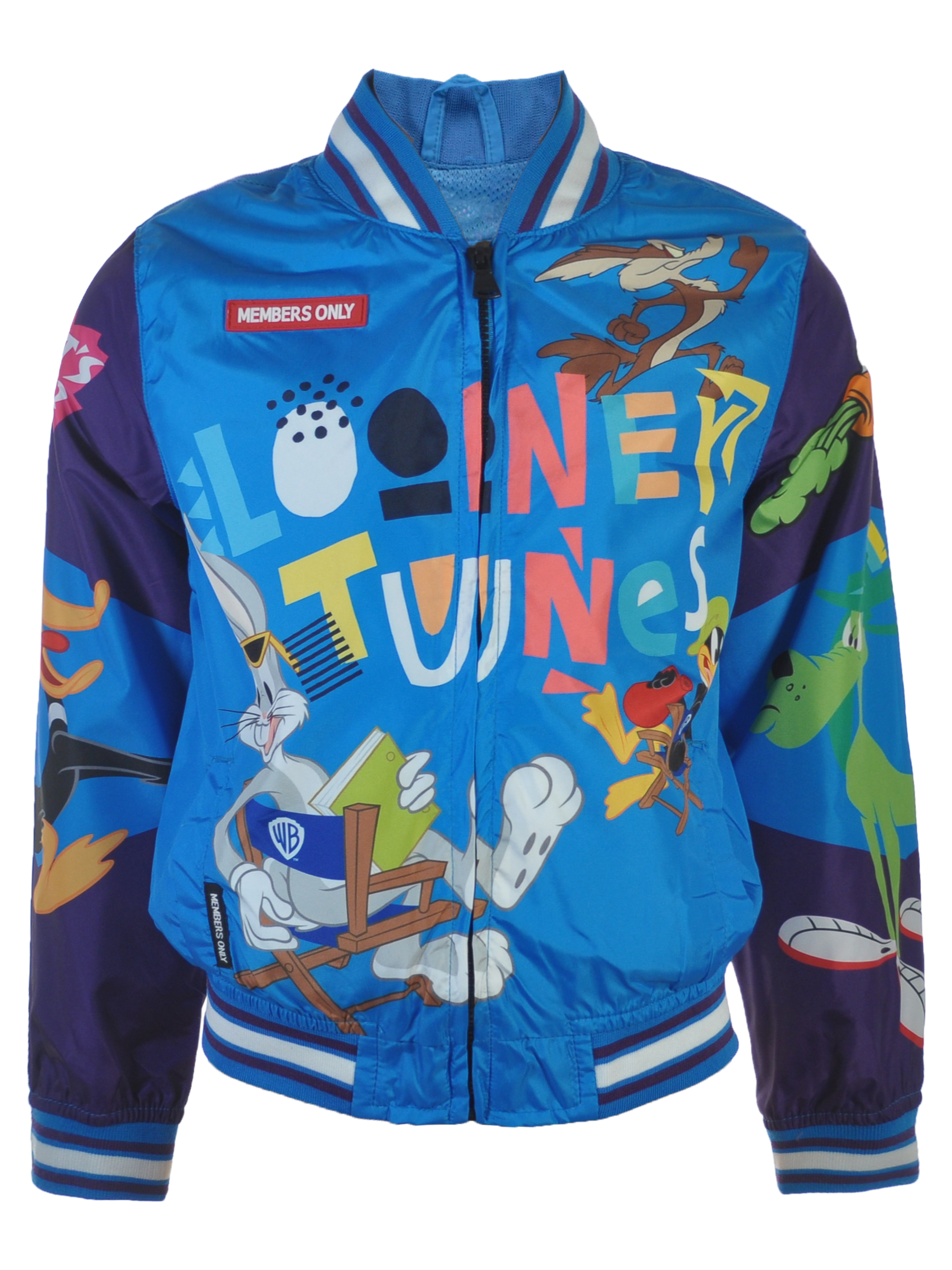 Members Only Looney Tunes Jungen Bugs Varsity Windbreaker Jacke - Bild 5 von 15