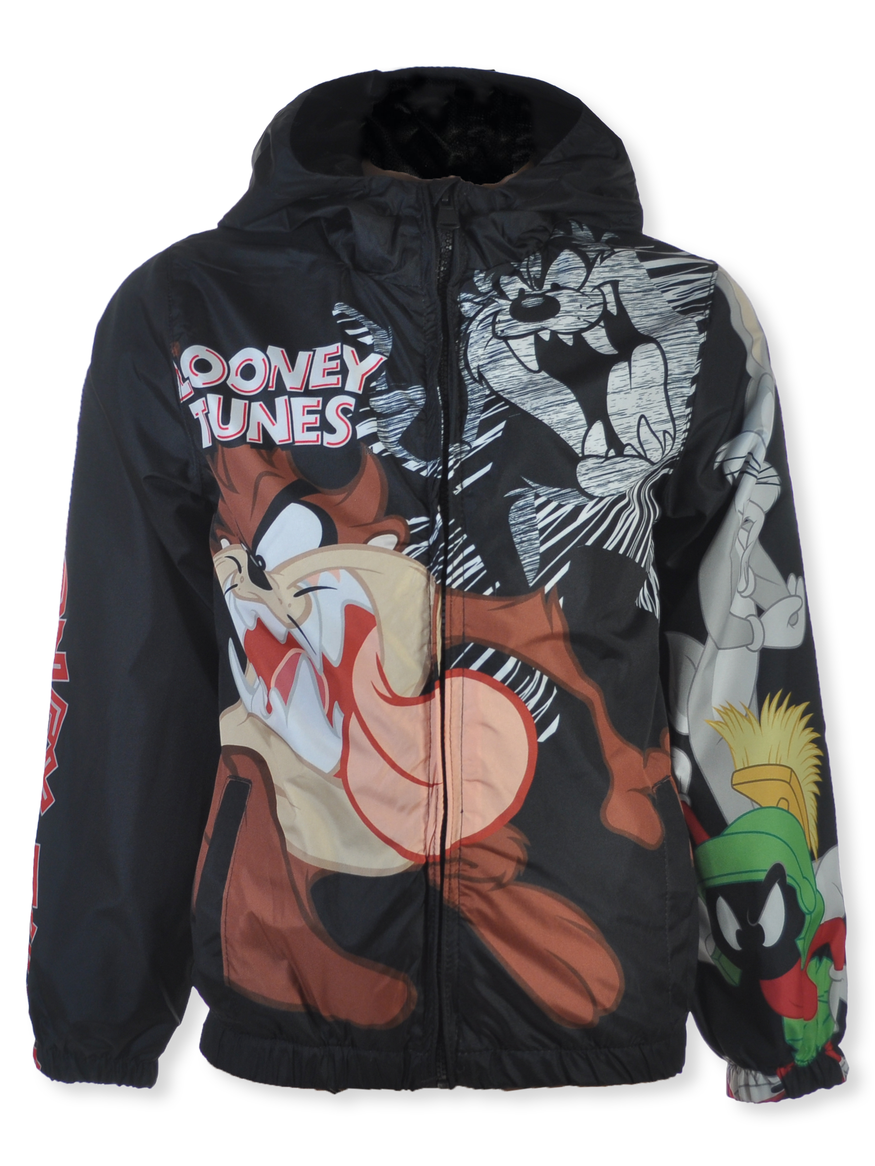 Members Only Looney Tunes Boys' Taz Windbreaker Jacket