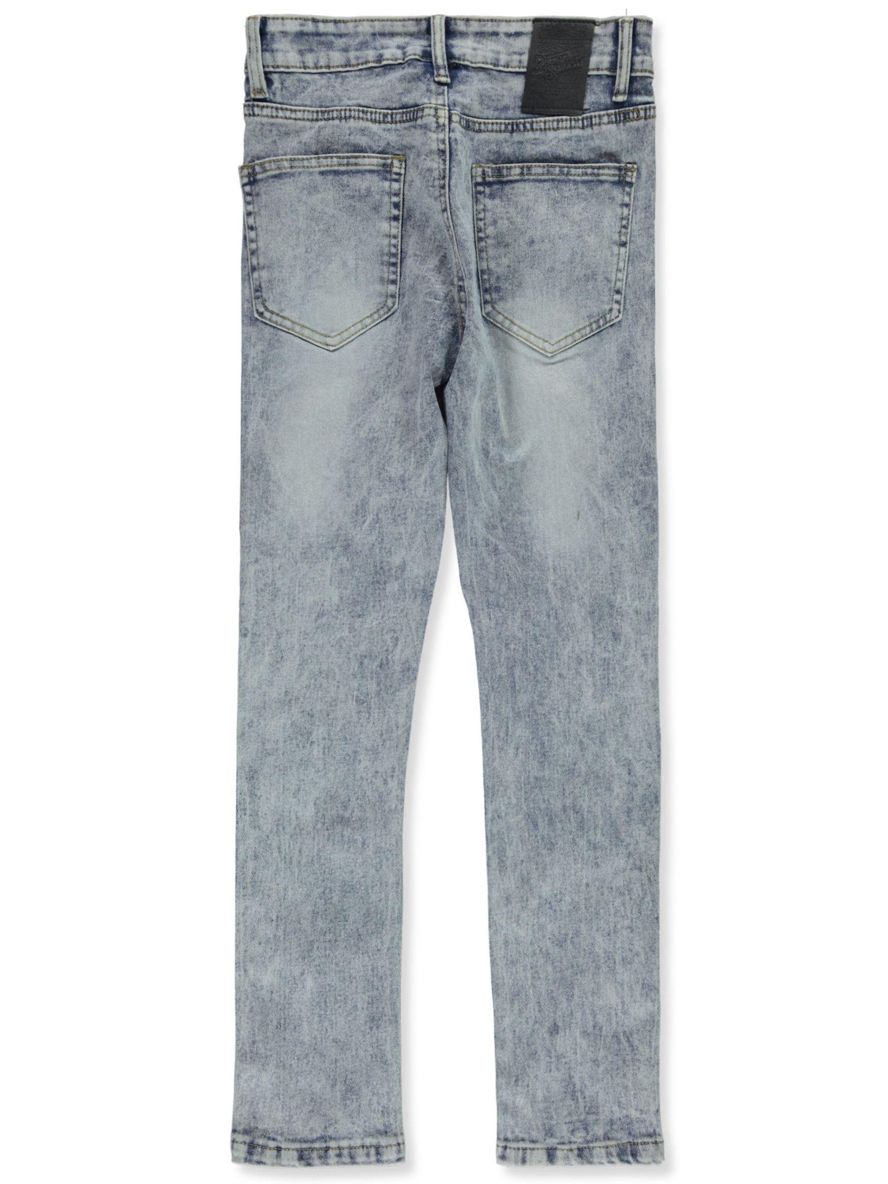 Retro Stitch Boys' Rip Jeans Color: dark wash Size: 8 - Picture 5 of 9