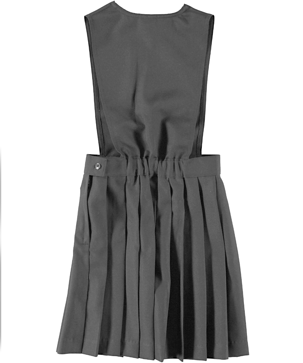 French Toast Big Girls' "Stacy" V-Neck Wide Strap Jumper (Sizes 7 - 20) - Picture 8 of 12