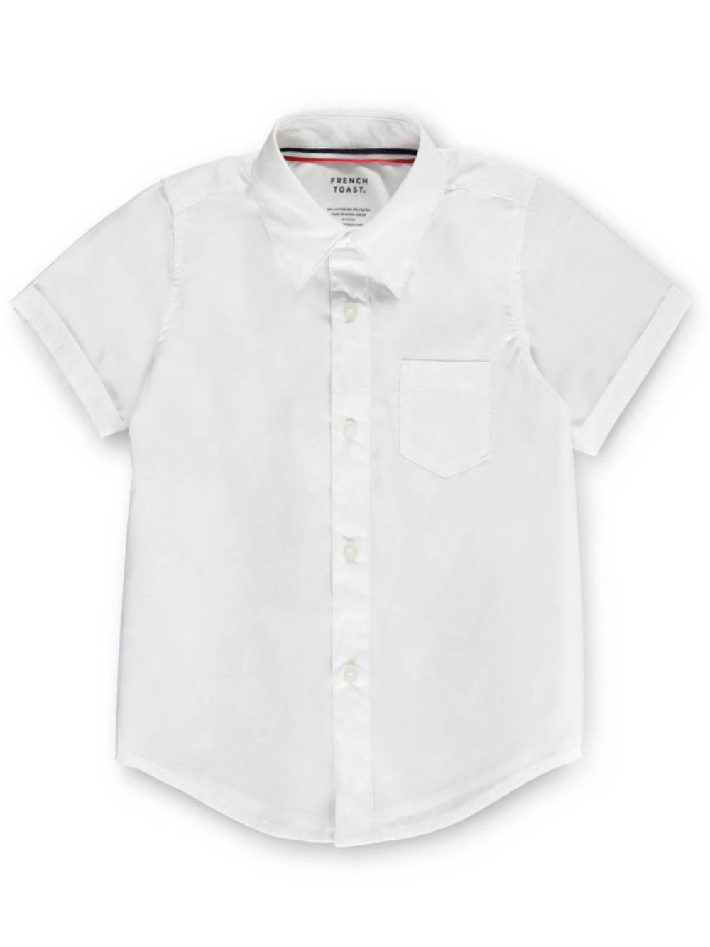 French Toast Unisex S/S Button-Down Shirt (Sizes 8 - 20) - Picture 3 of 3
