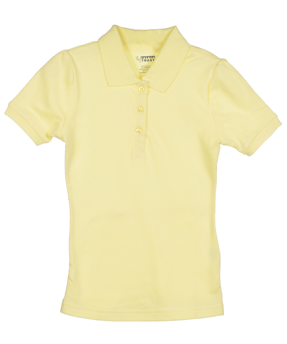 French Toast Unisex S/S Pique Polo (Sizes 8 - 20) - Picture 23 of 23