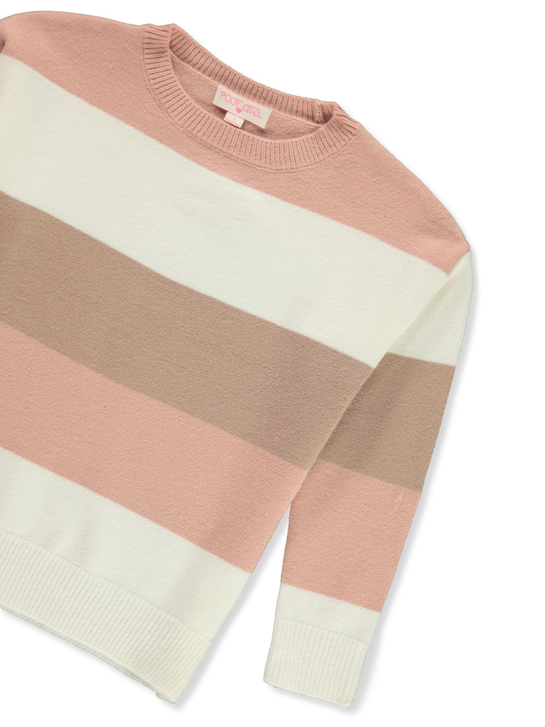 Poof Girl Girls' Striped Sweater - Picture 6 of 6