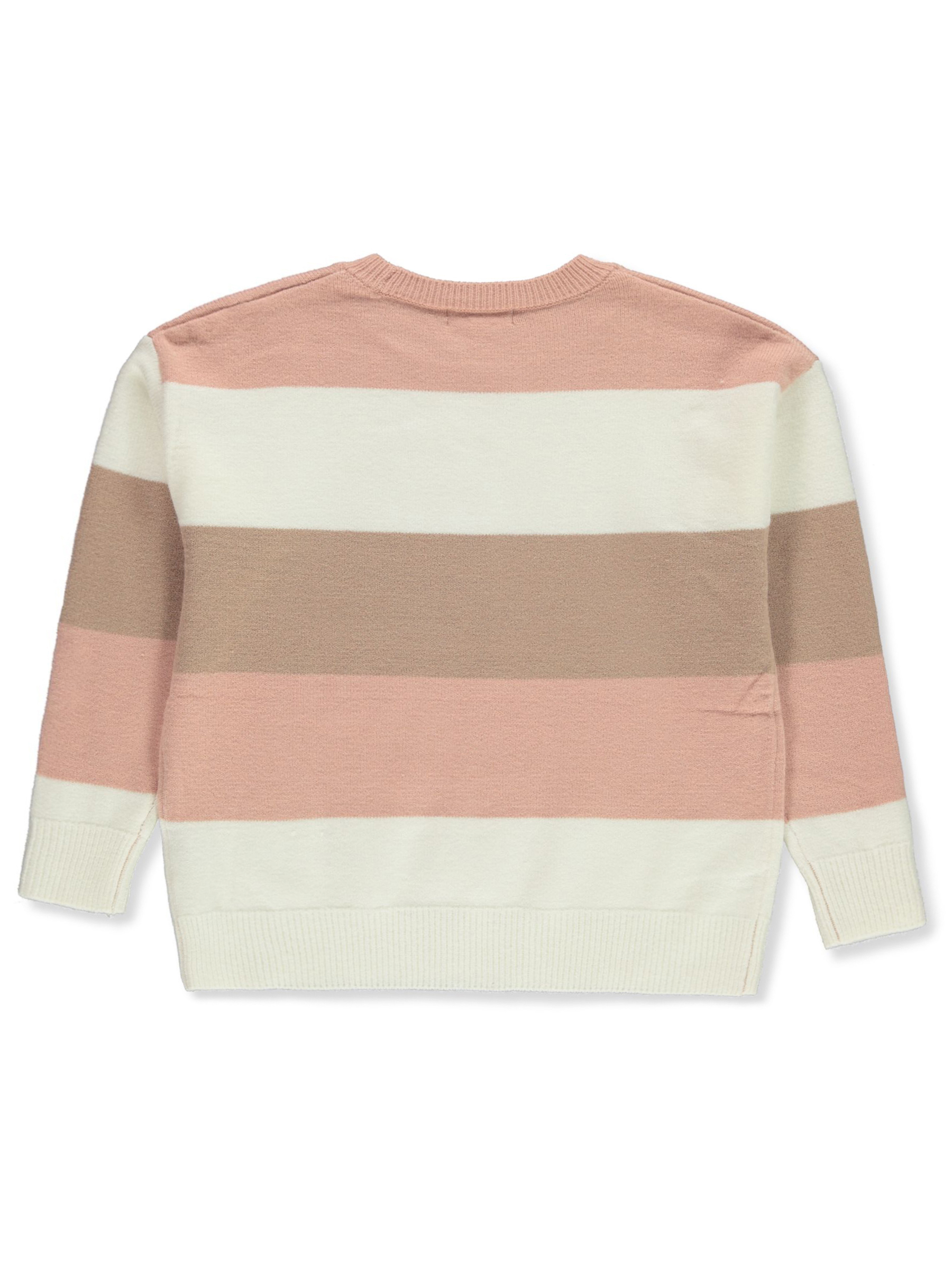Poof Girl Girls' Striped Sweater - Picture 5 of 6