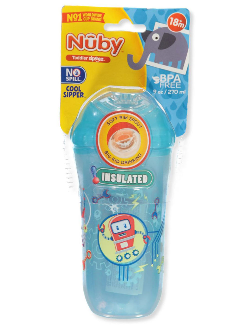 Nuby Baby Cool Sipper Insulated Toddler Cup - Picture 2 of 3