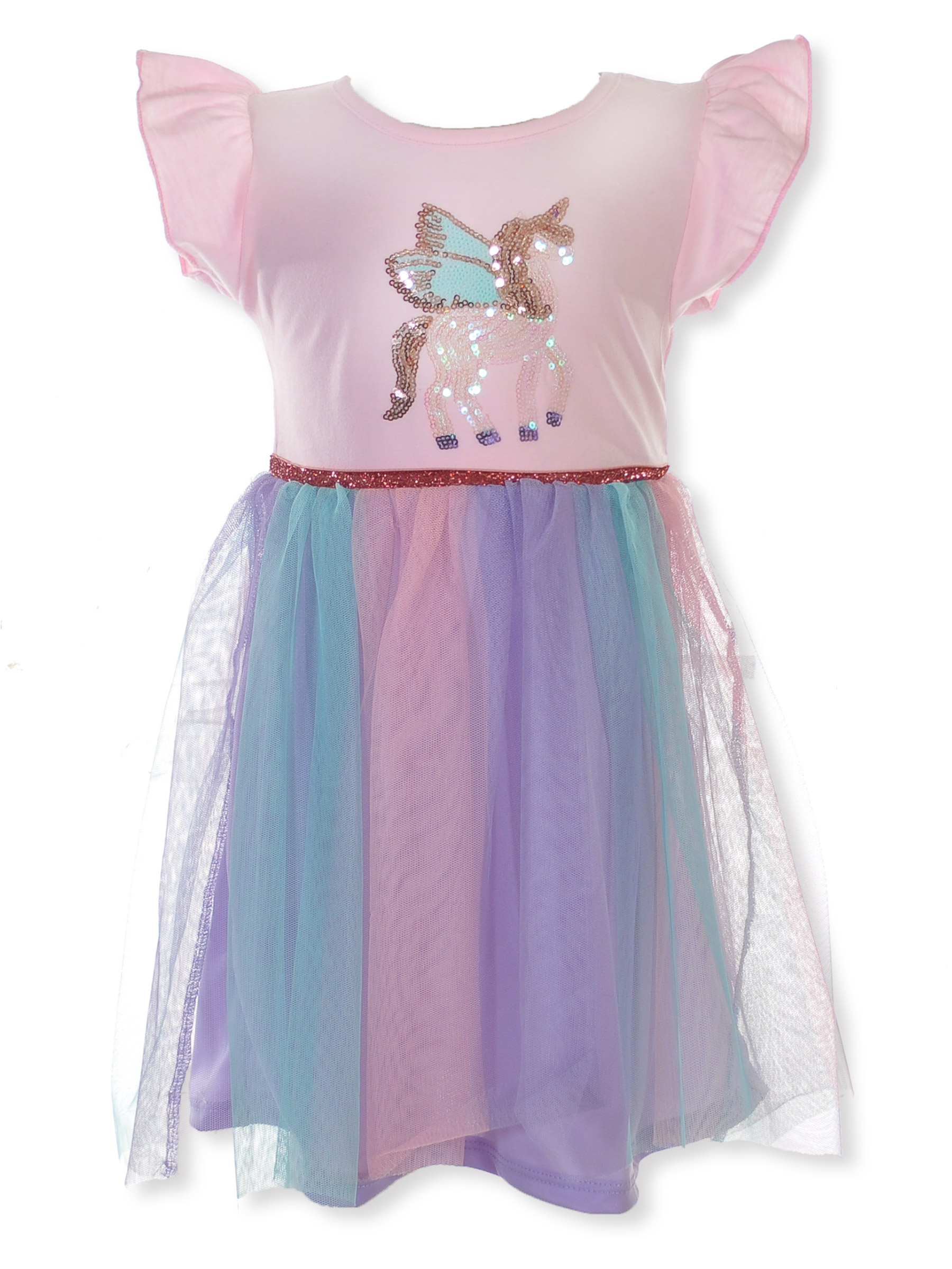 RMLA Mädchen Kleid Einhorn Pailletten - Bild 4 von 10