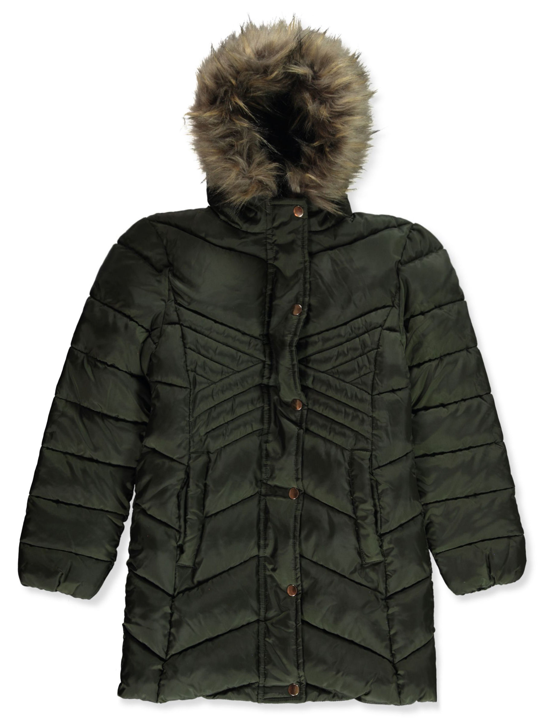 Rothschild Girls' Long Puffer Jacket - Picture 7 of 8