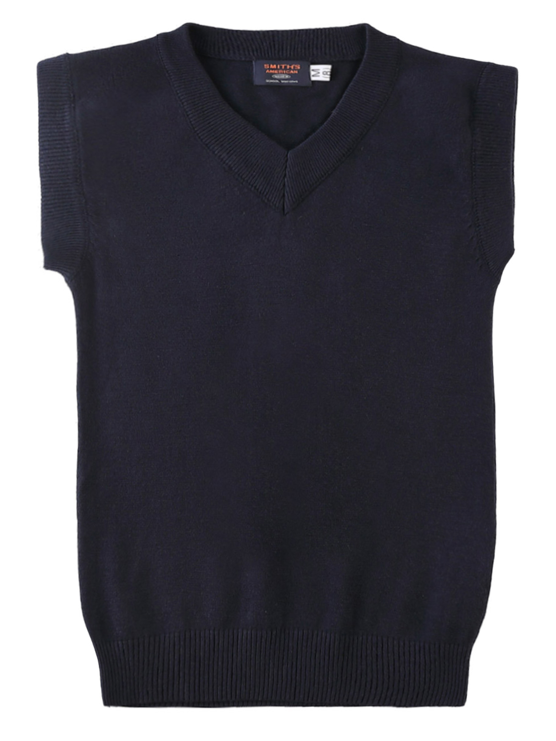 Smith's American Boys' Cardigan Vest Color: burgundy Size: 8 - Picture 4 of 7