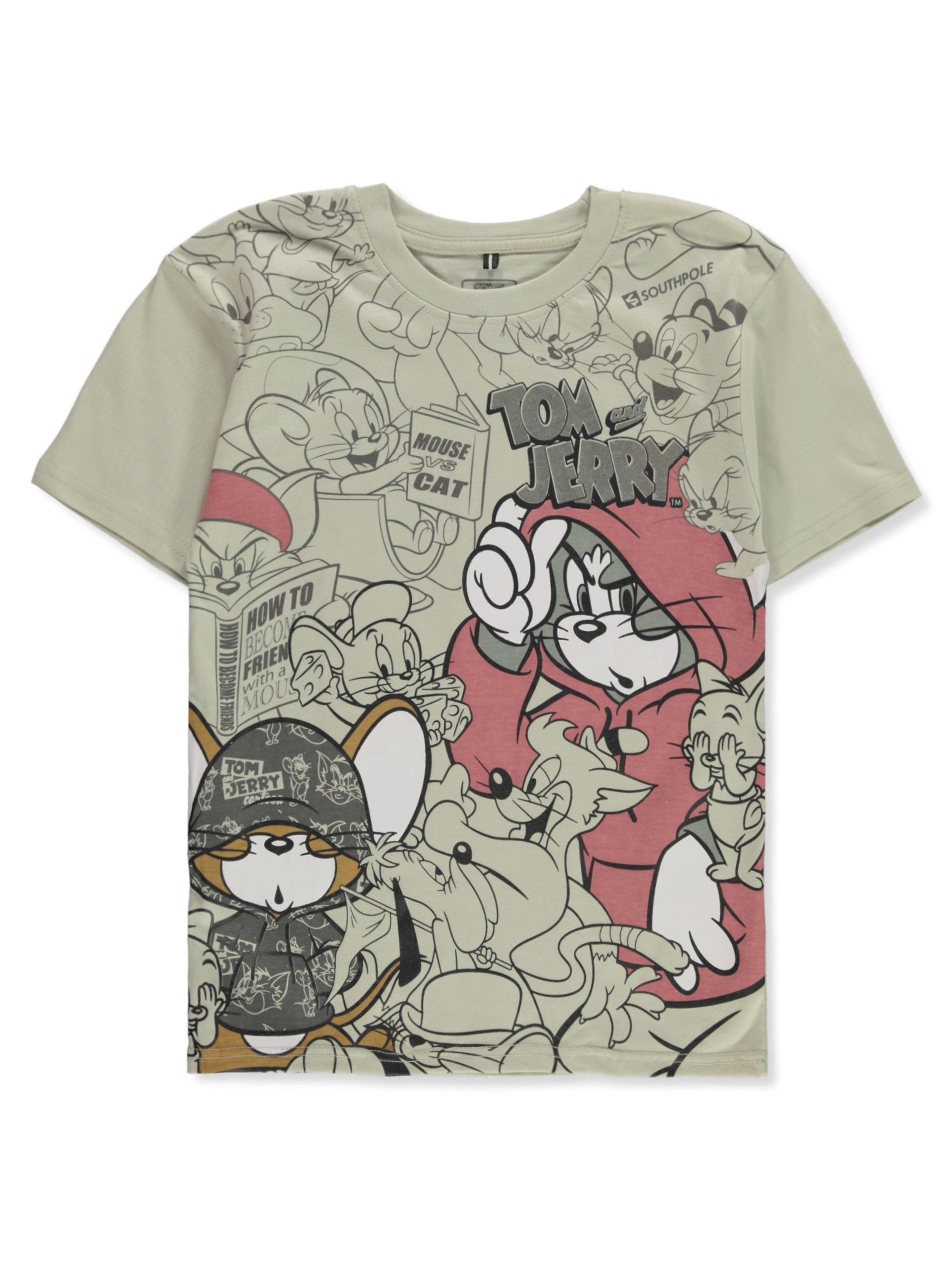 Tom & Jerry Boys' Foil T-Shirt Color: black Size: 14 - 16 - Picture 4 of 10