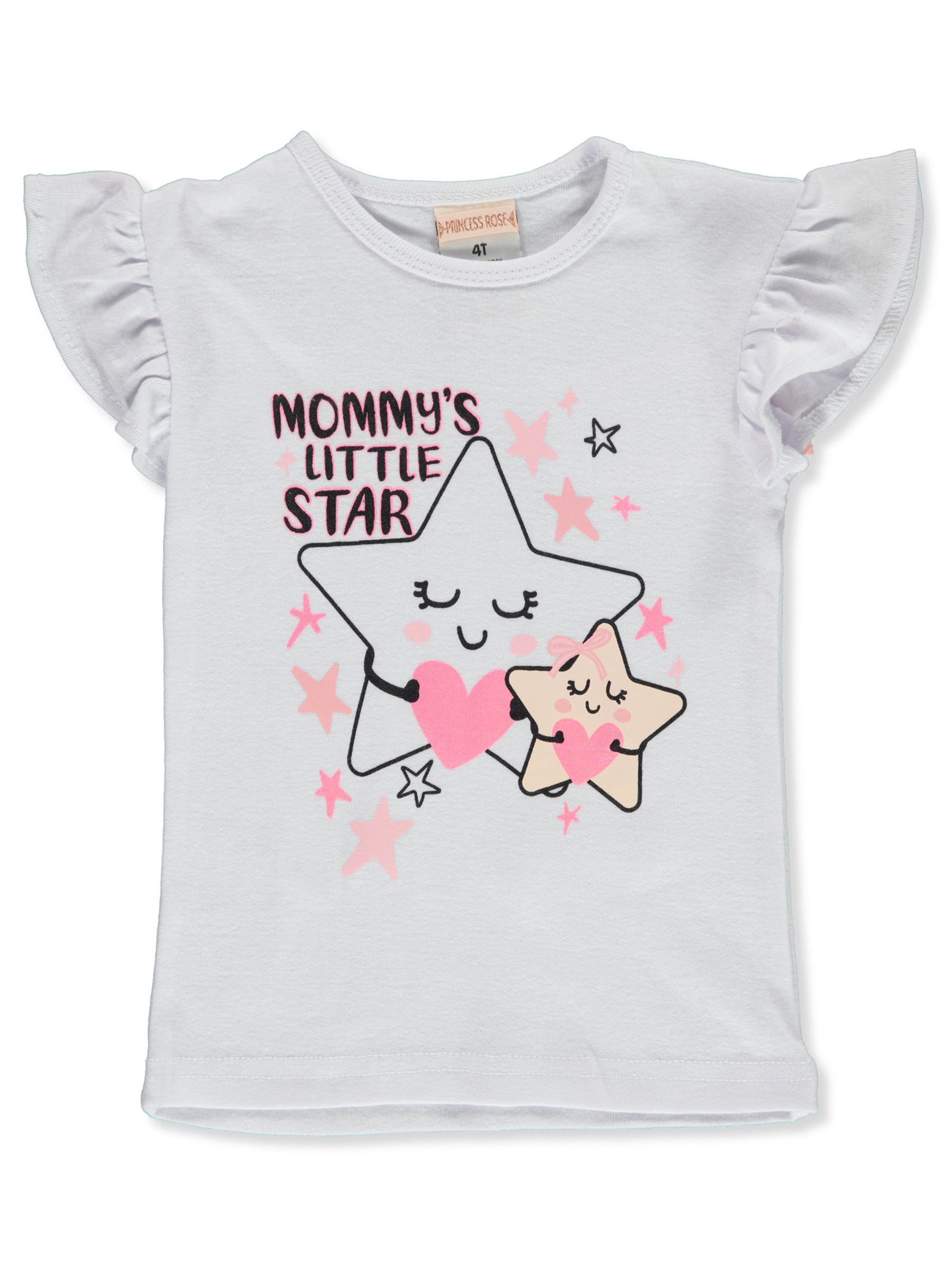 Princess Rose Girls' 2-Piece Star Pajamas Set - Picture 6 of 6