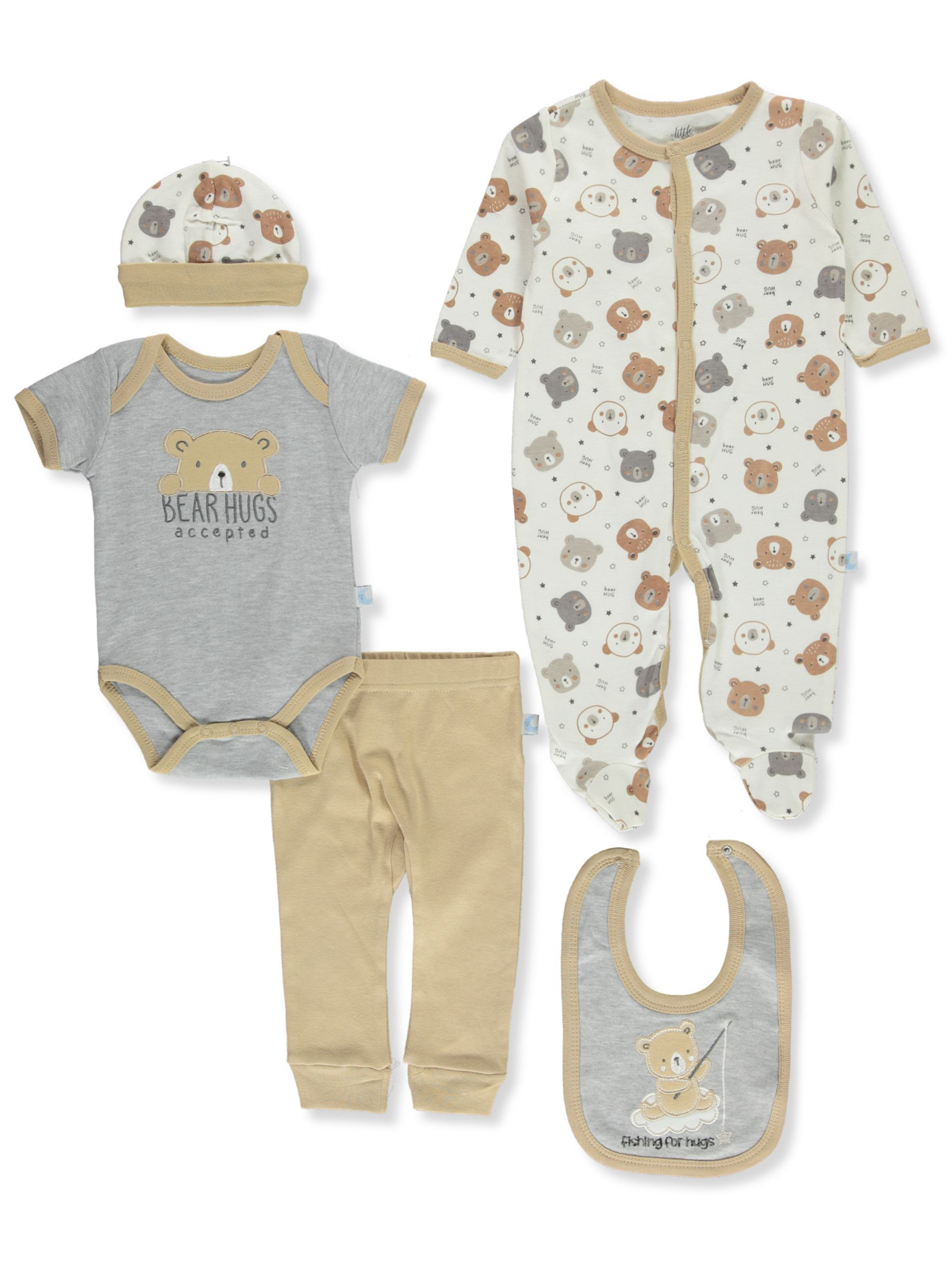 Little And Loved Baby Jungen 6-teiliges Erstklassiges Geschenkset - Bild 5 von 6