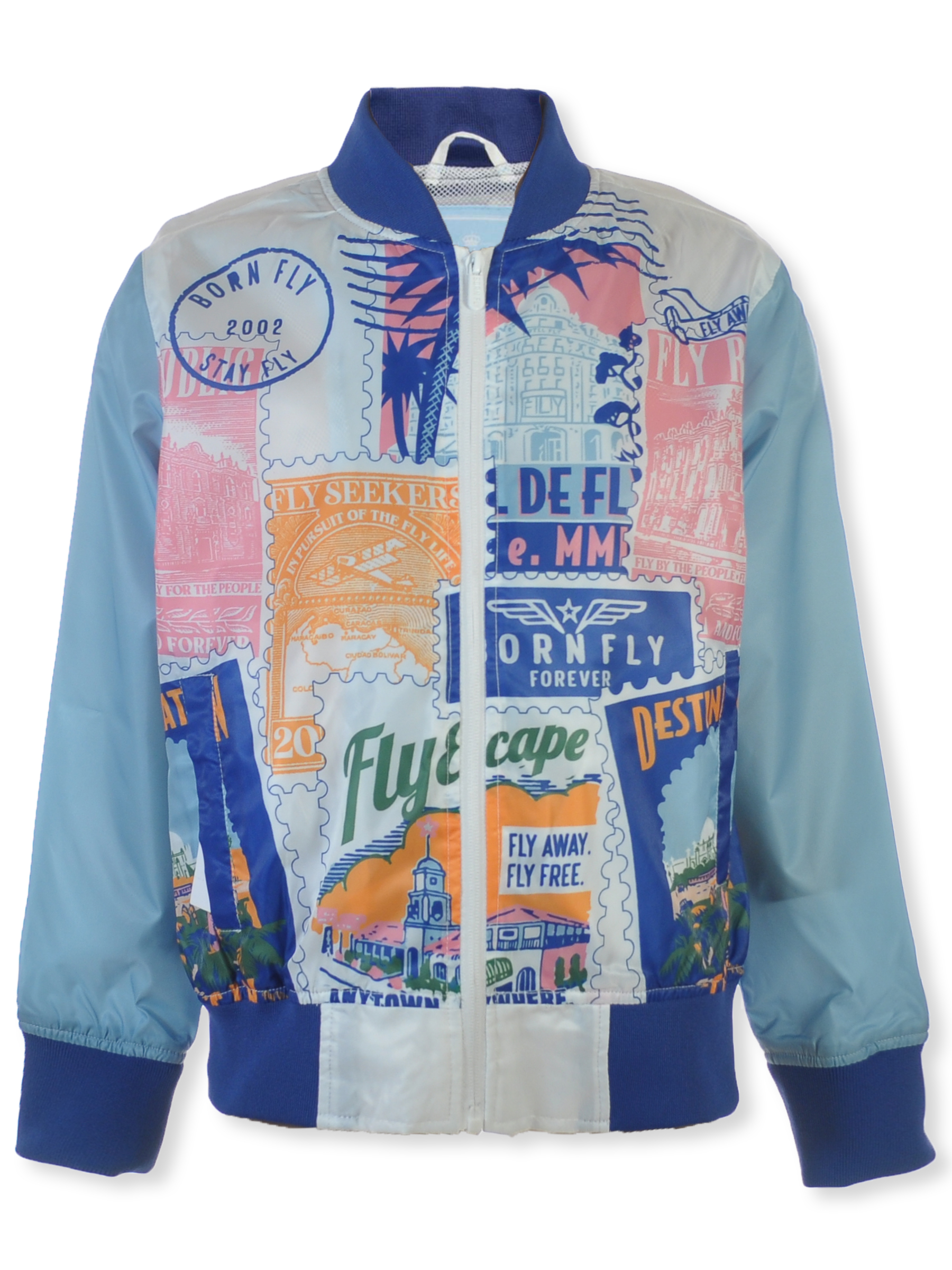 Born Fly Jungen Nylon Windbreaker Jacke - Bild 4 von 11