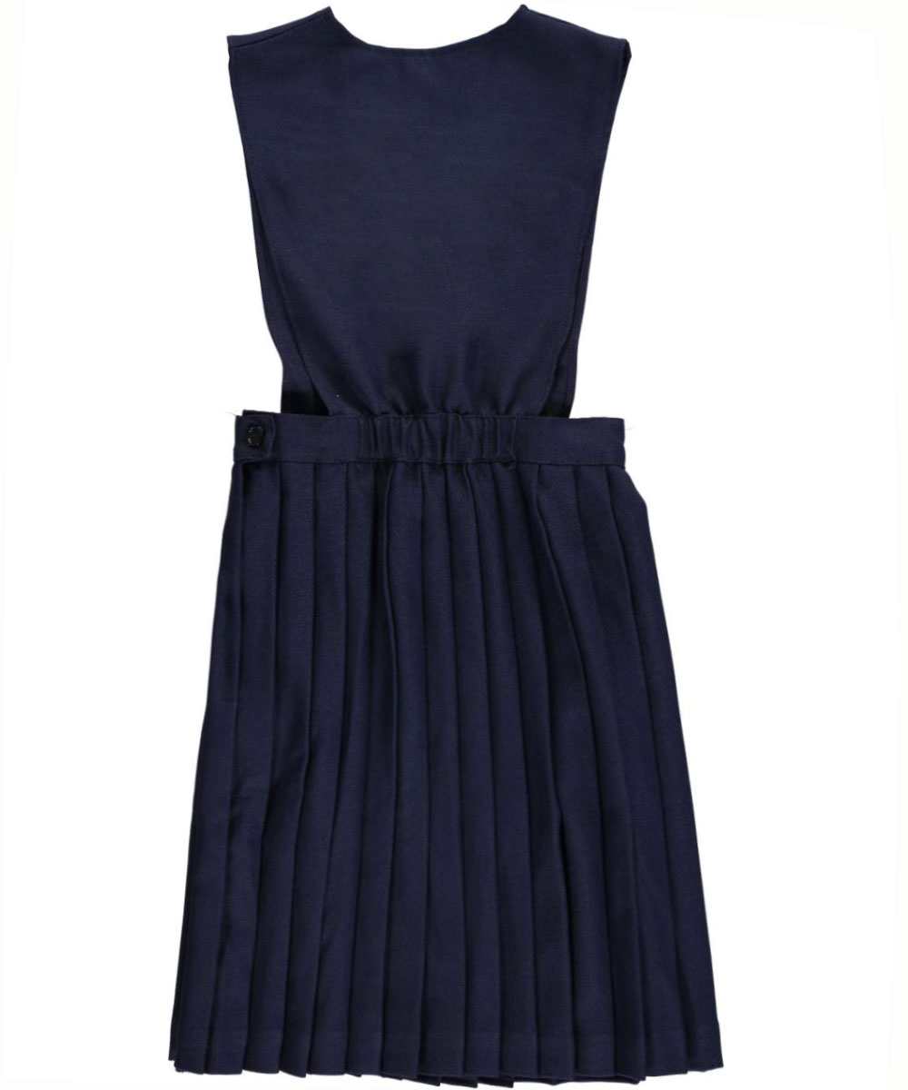 Cookie's V-Neck Pleated Jumper (Special Order Sizes) Color: black Size: 7 - Picture 4 of 5