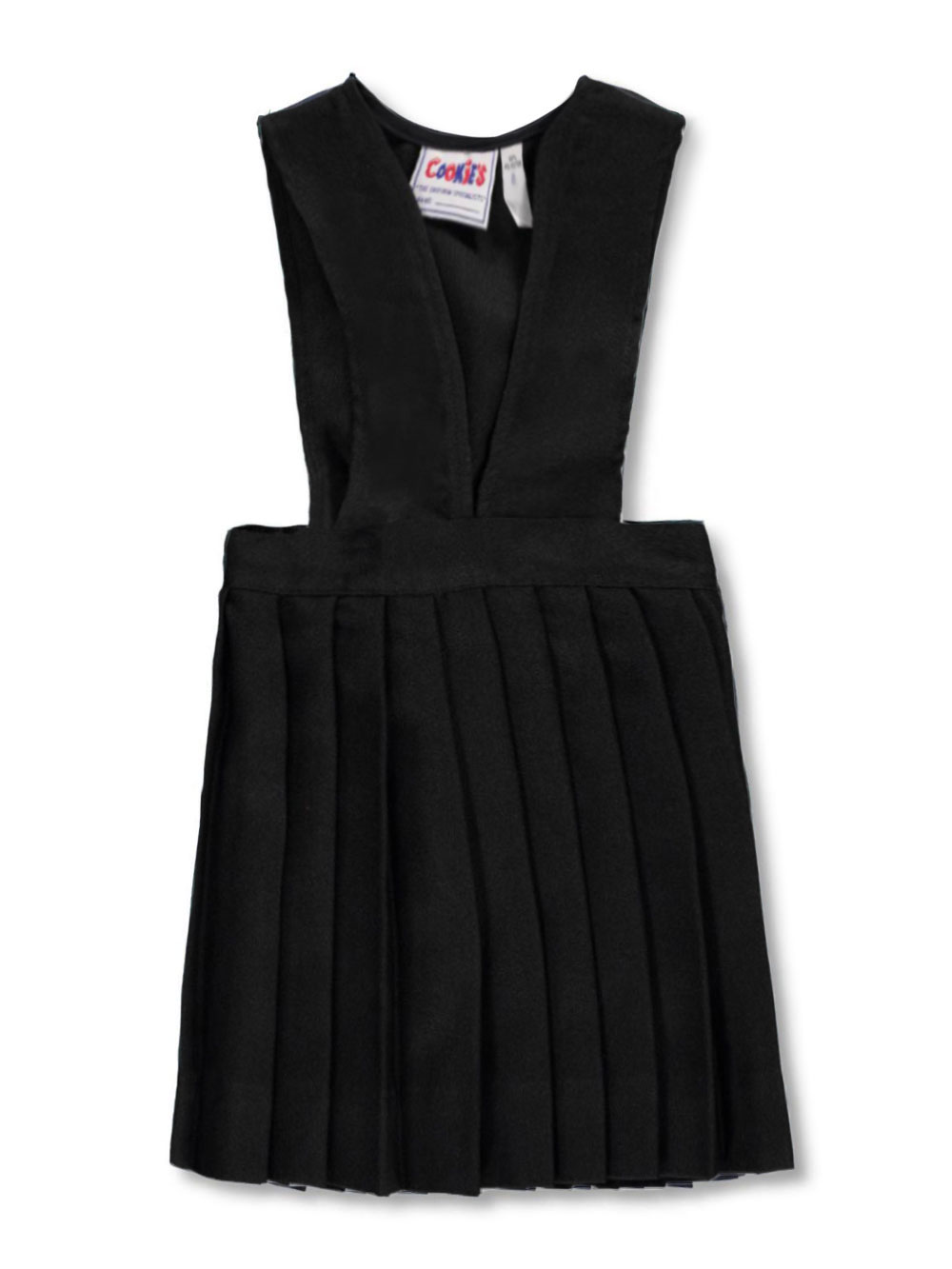 Cookie's V-Neck Pleated Jumper (Special Order Sizes) Color: black Size: 7 - Picture 5 of 5