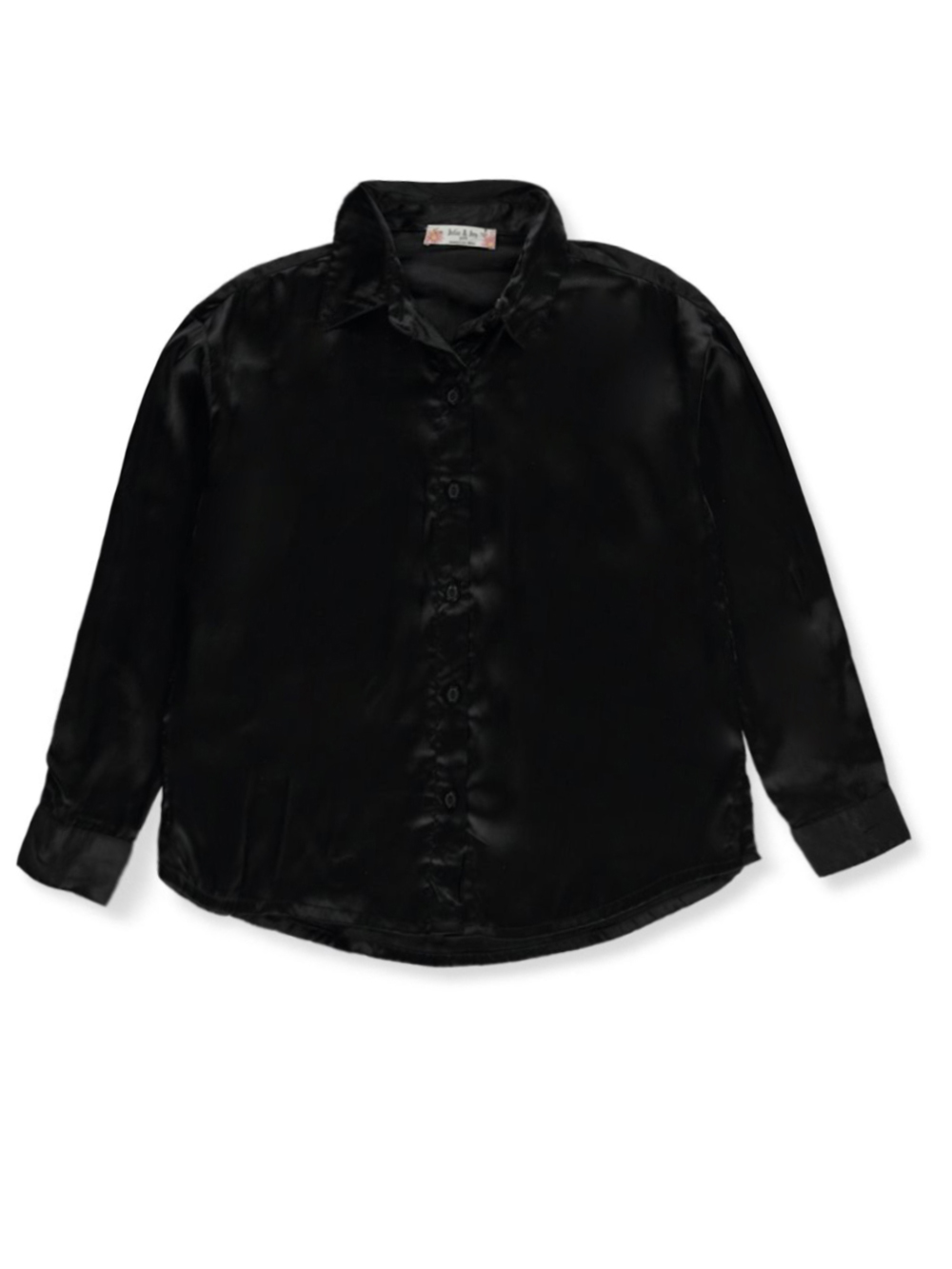 Jolie & Joy Girls' Satin L/S Shirt