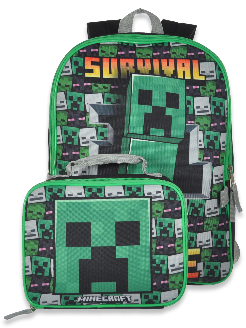 Minecraft Boys Backpack Lunchbox Set green multi one size eBay