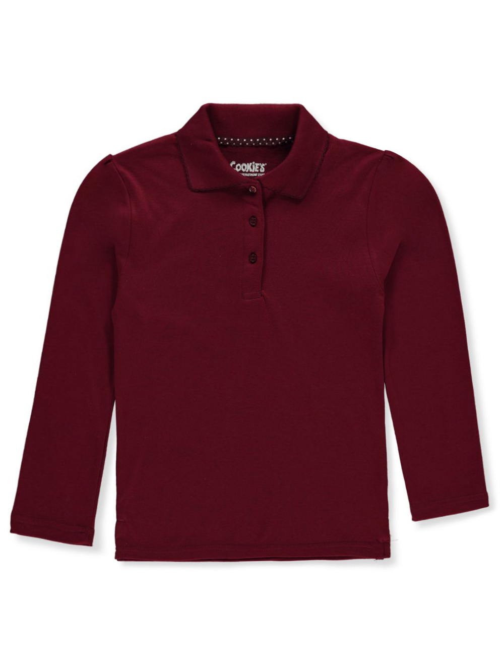 Cookie's Girls' L/S Picot Trim Polo - Picture 8 of 33