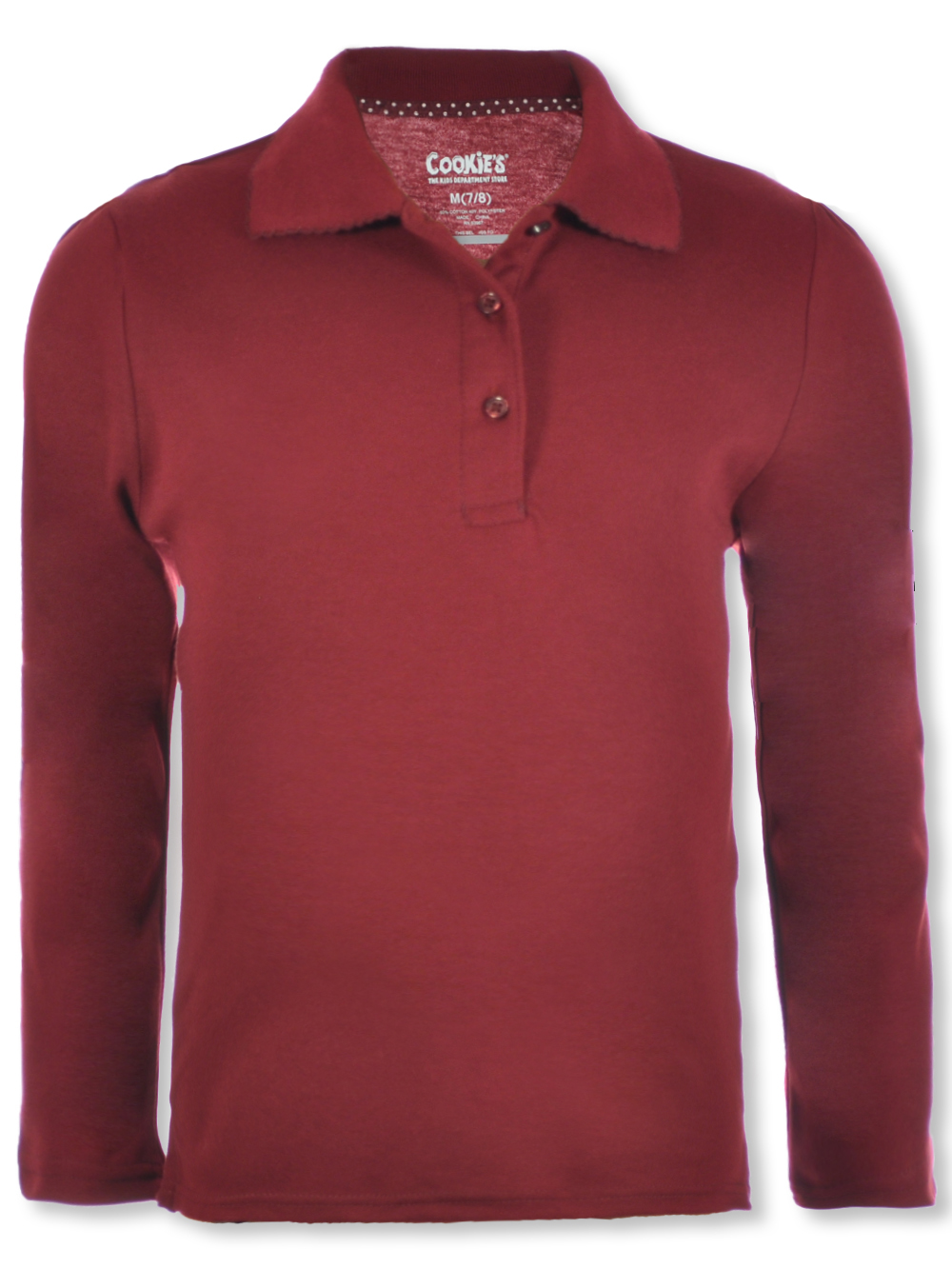 Cookie's Girls' L/S Picot Trim Polo - Picture 6 of 33