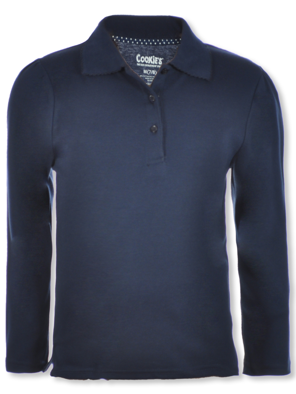 Cookie's Girls' L/S Picot Trim Polo - Picture 14 of 33