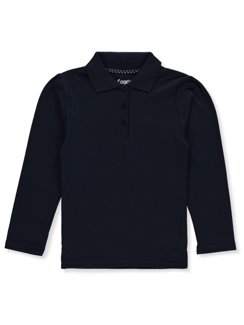 Cookie's Girls' L/S Picot Trim Polo - Picture 16 of 33