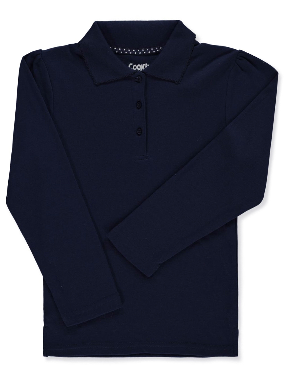 Cookie's Girls' L/S Picot Trim Polo - Picture 15 of 33