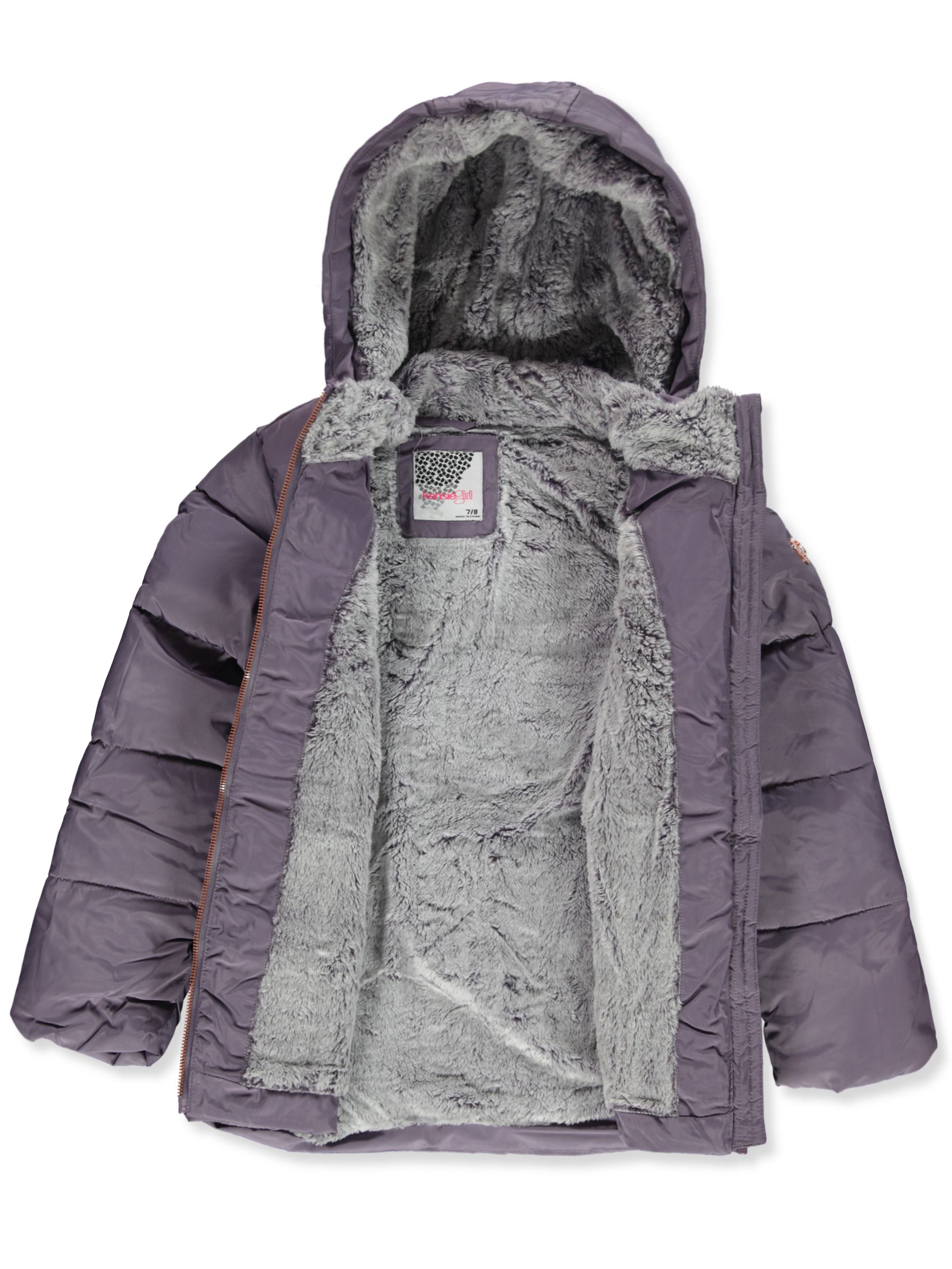 Kensie Girl Girls' Sherpa Jacket - 第 11/16 張圖片
