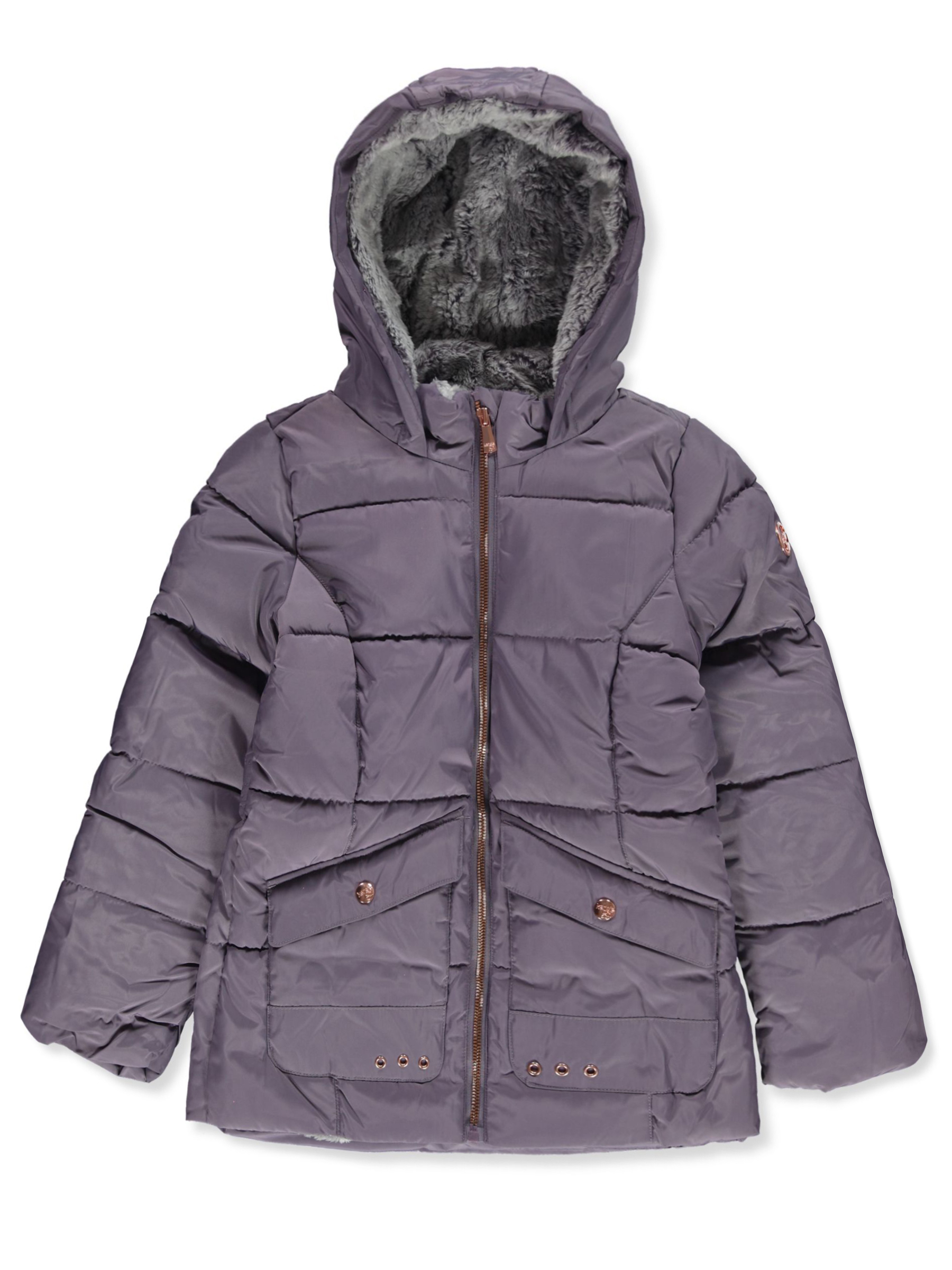 Kensie Girl Girls' Sherpa Jacket - 第 9/16 張圖片