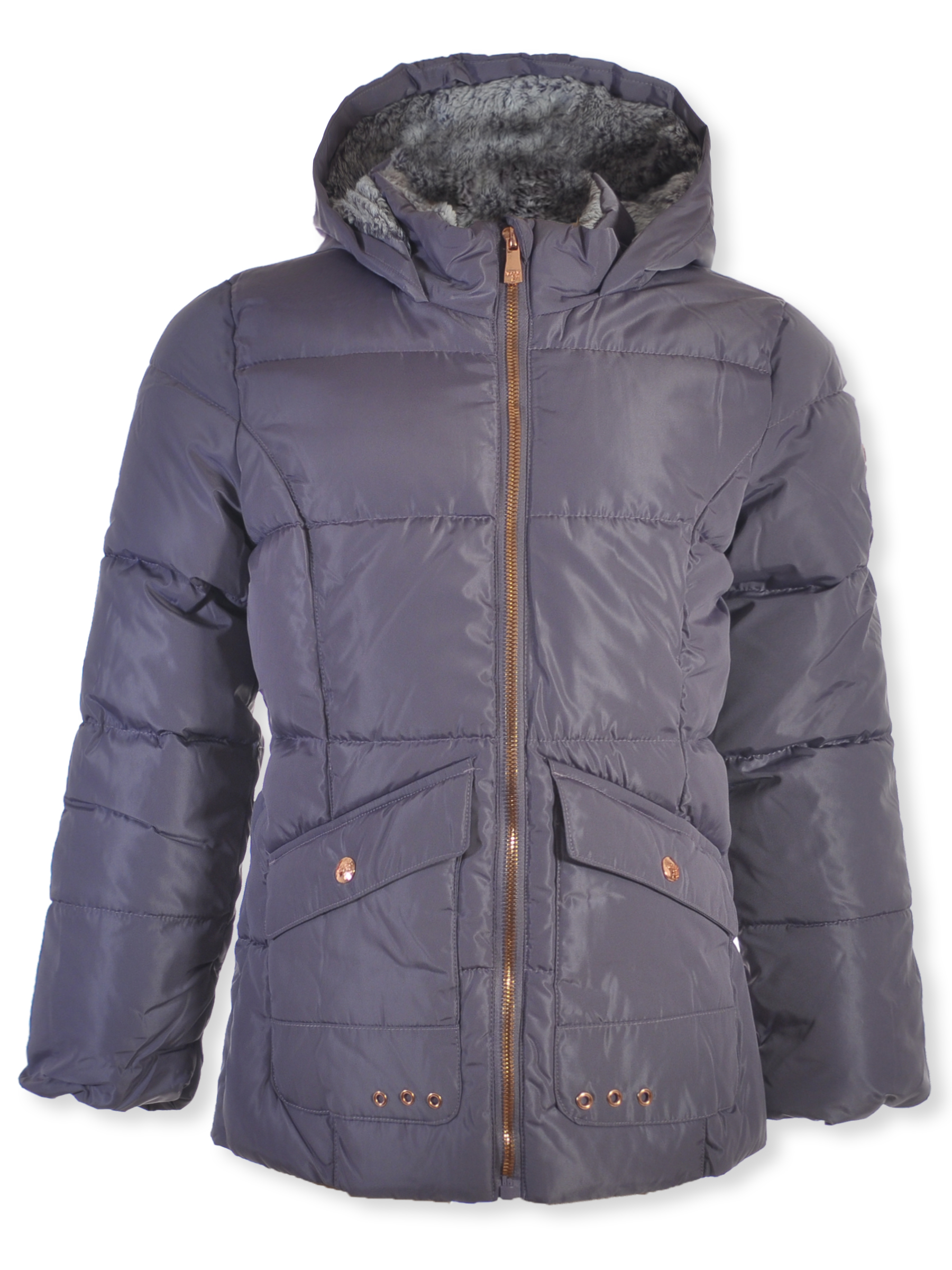 Kensie Girl Girls' Sherpa Jacket - 第 7/16 張圖片