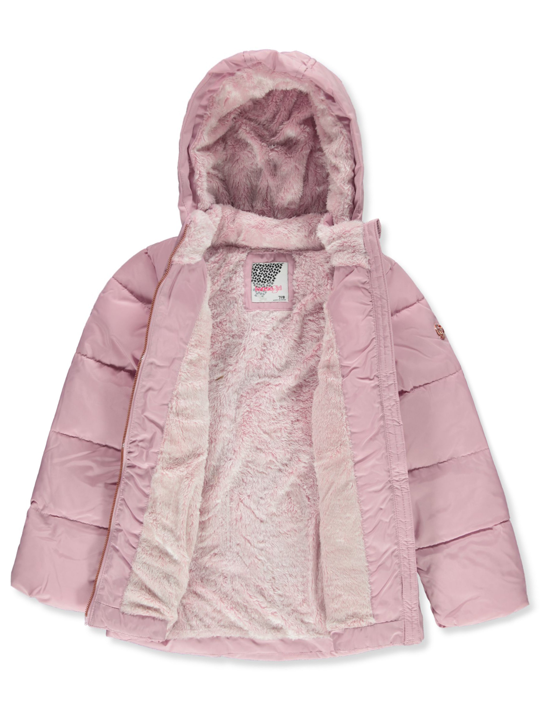 Kensie Girl Girls' Sherpa Jacket - 第 16/16 張圖片