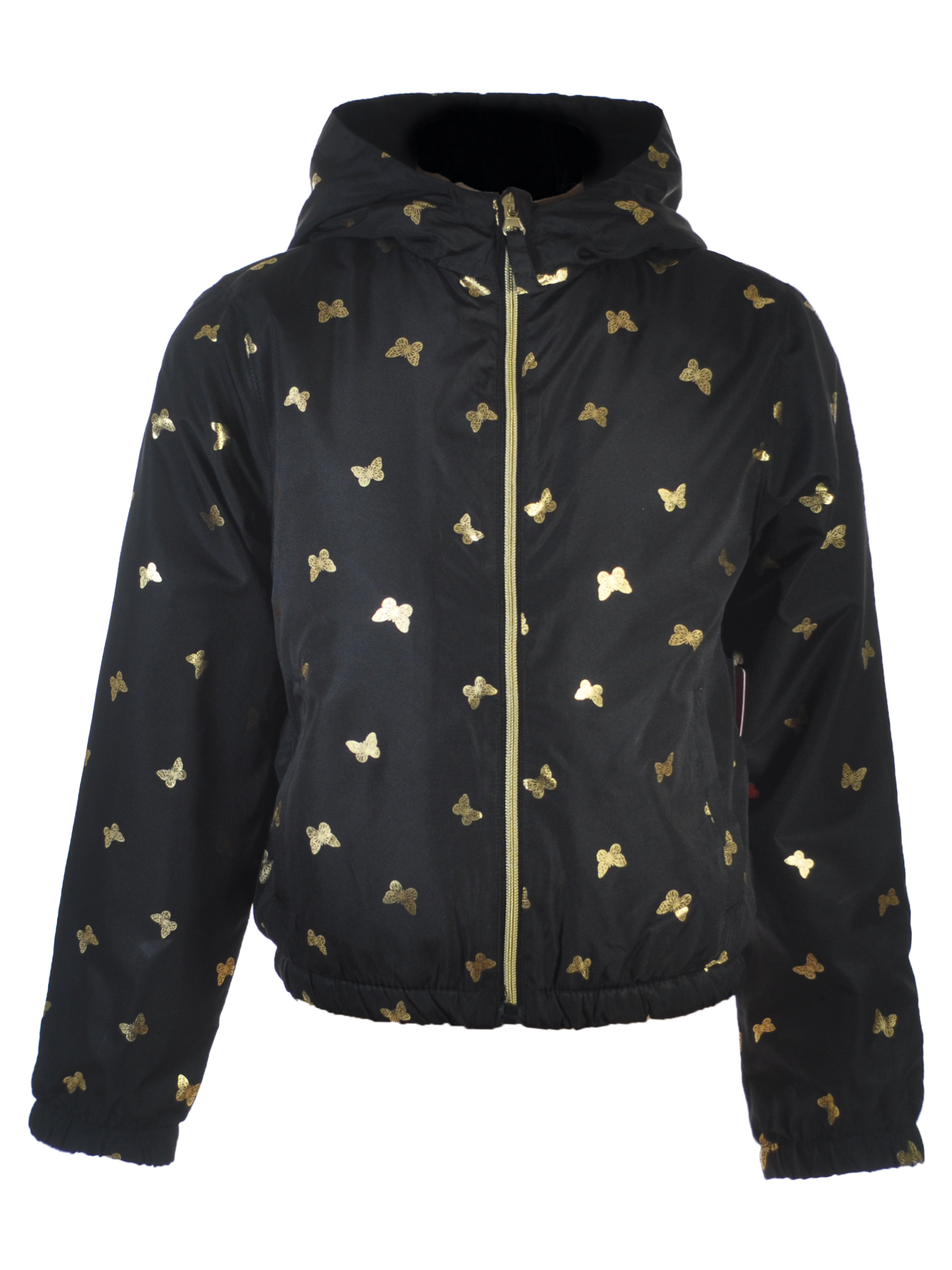 Pink Platinum Girls' Windbreaker Jacket - Picture 6 of 16