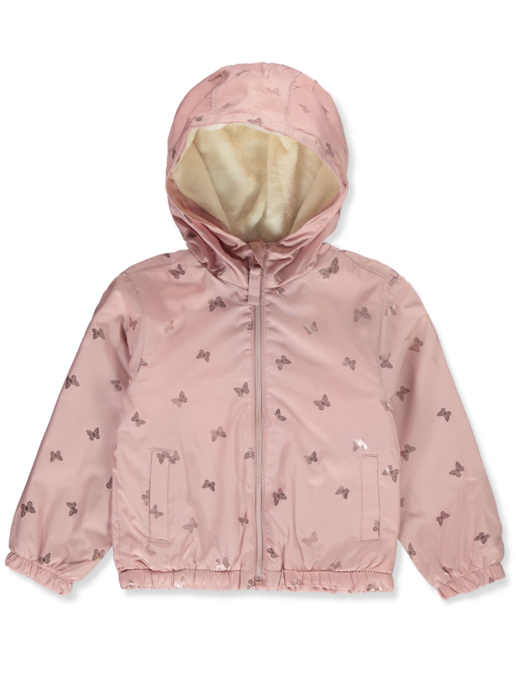 Pink Platinum Girls' Windbreaker Jacket - Picture 9 of 16