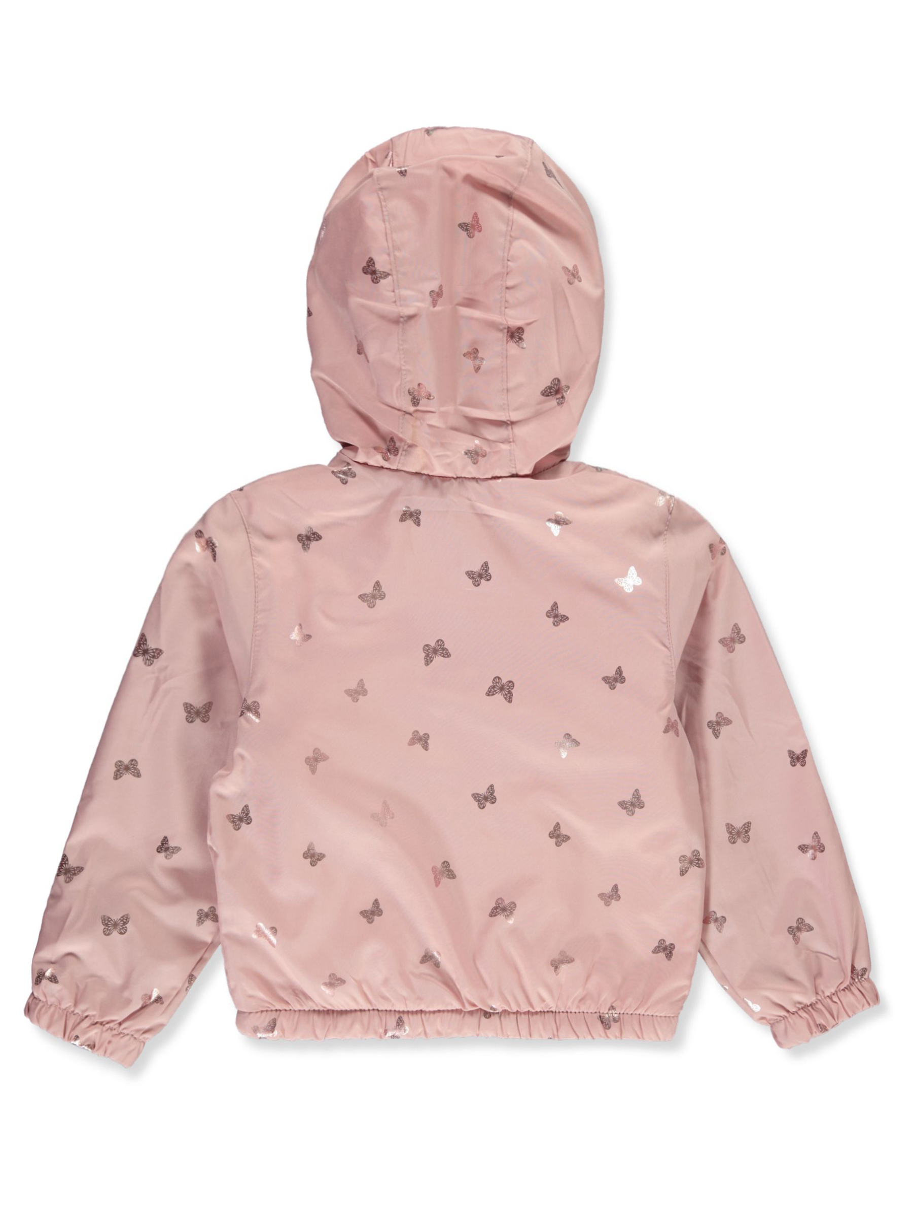 Pink Platinum Girls' Windbreaker Jacket - Picture 10 of 16
