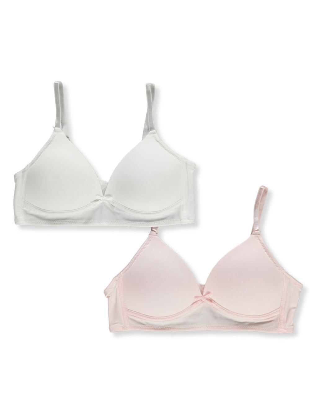 Rene Rofe Girls' 2-Pack Wireless Bras - Picture 4 of 6