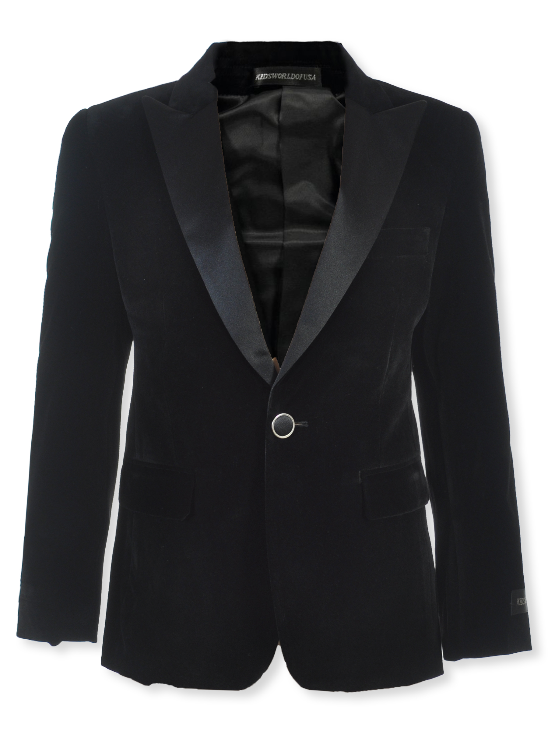Kids World Boys' Velvet Blazer - Picture 5 of 15