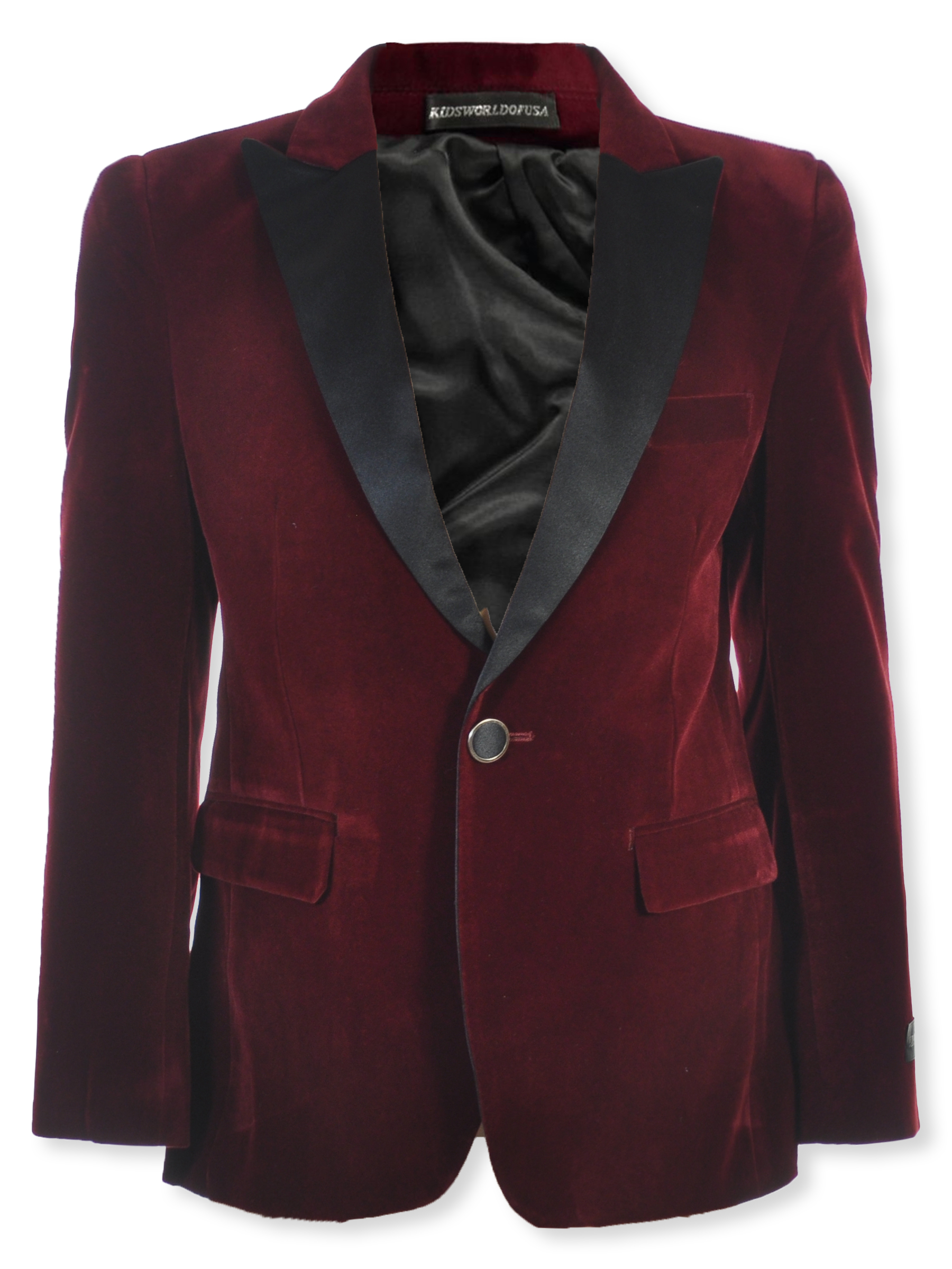 Kids World Boys' Velvet Blazer - Picture 5 of 15