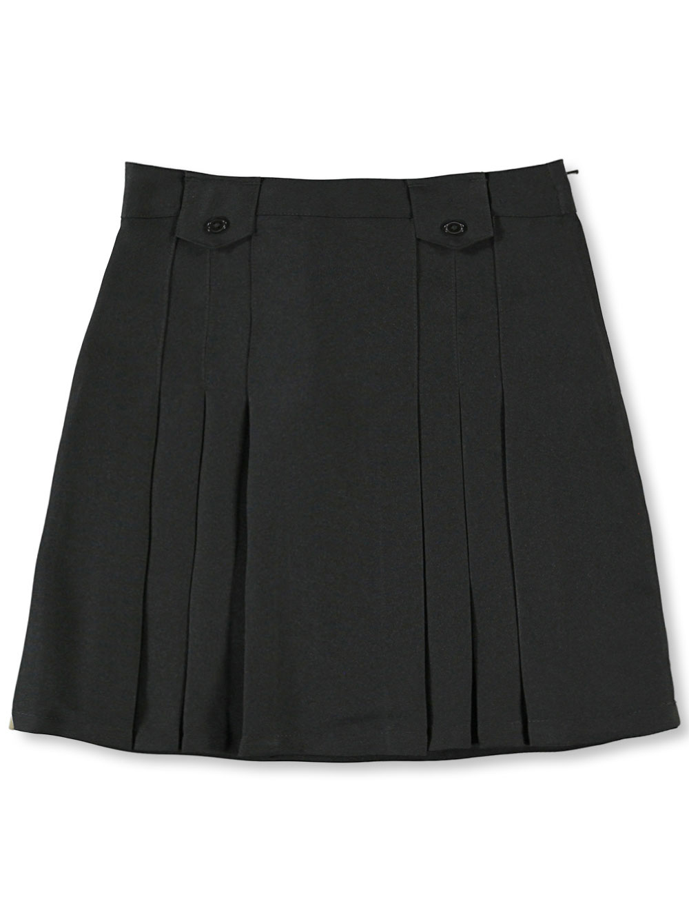 French Toast Big Girls' Pleat and Tab Skirt (Sizes 7 - 20) - Picture 3 of 7