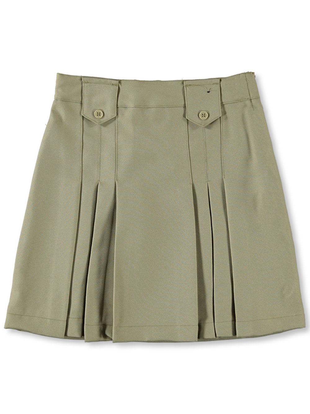 French Toast Big Girls' Pleat and Tab Skirt (Sizes 7 - 20) - Picture 6 of 7