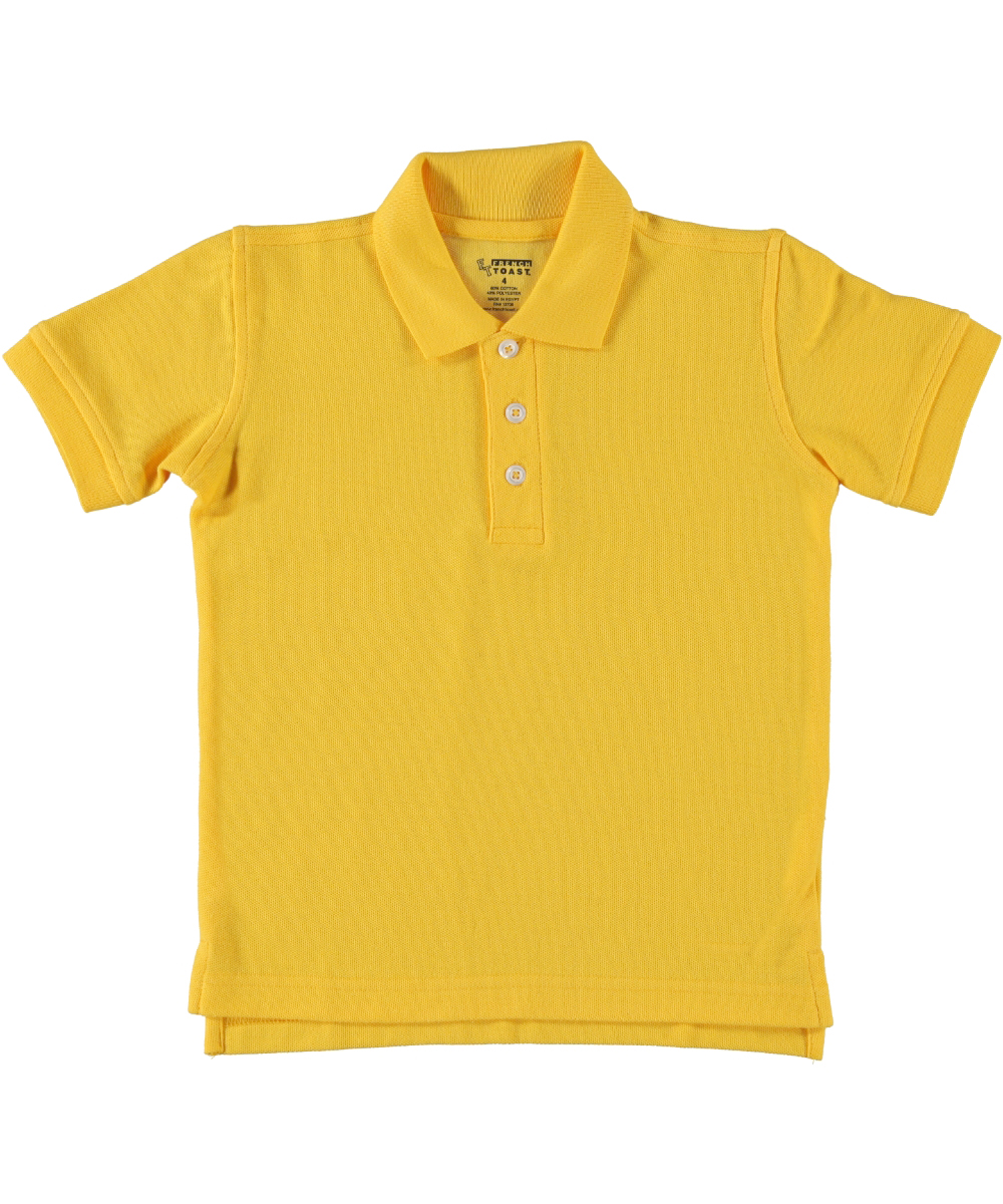 French Toast Unisex S/S Pique Polo (Sizes 8 - 20) - Picture 7 of 23