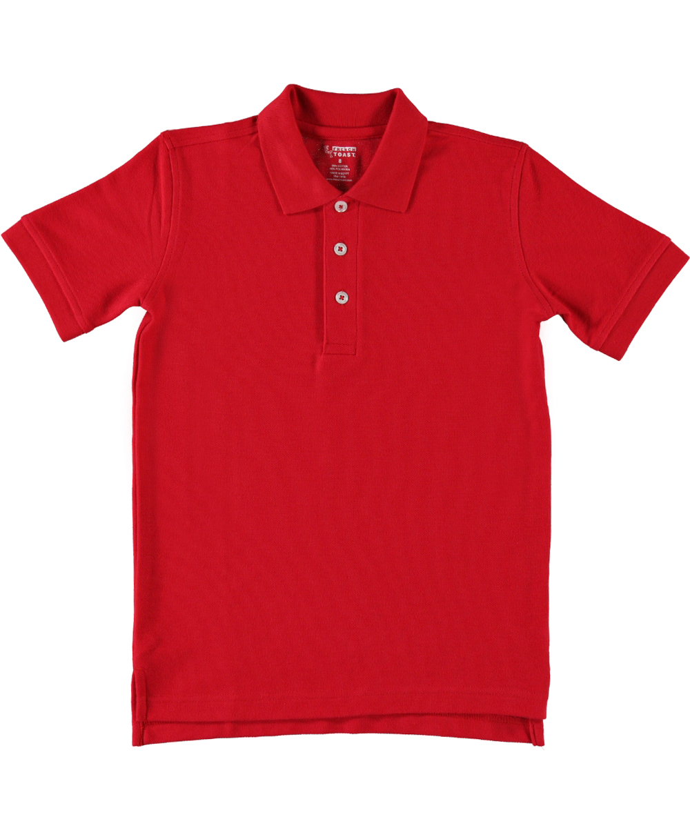 French Toast Unisex S/S Pique Polo (Sizes 8 - 20) - Picture 17 of 23