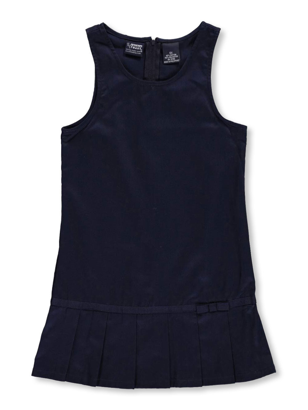 French Toast Little Girls' "Pleat Bow" Jumper (Sizes 4 - 6X) - Picture 2 of 2