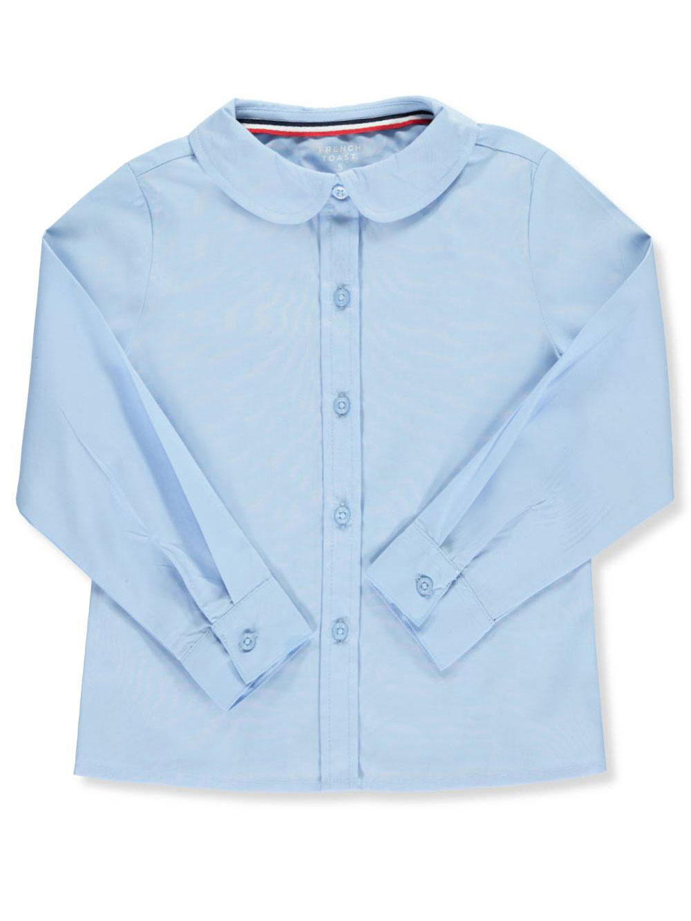 French Toast Little Girls' Toddler L/S Peter Pan Blouse (Sizes 2T – 4T) Color: - Picture 4 of 5