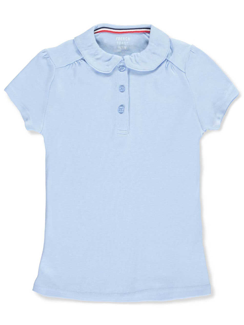 French Toast Little Girls' S/S Peter Pan Collar Polo (Sizes 4 - 6X) - Picture 4 of 5