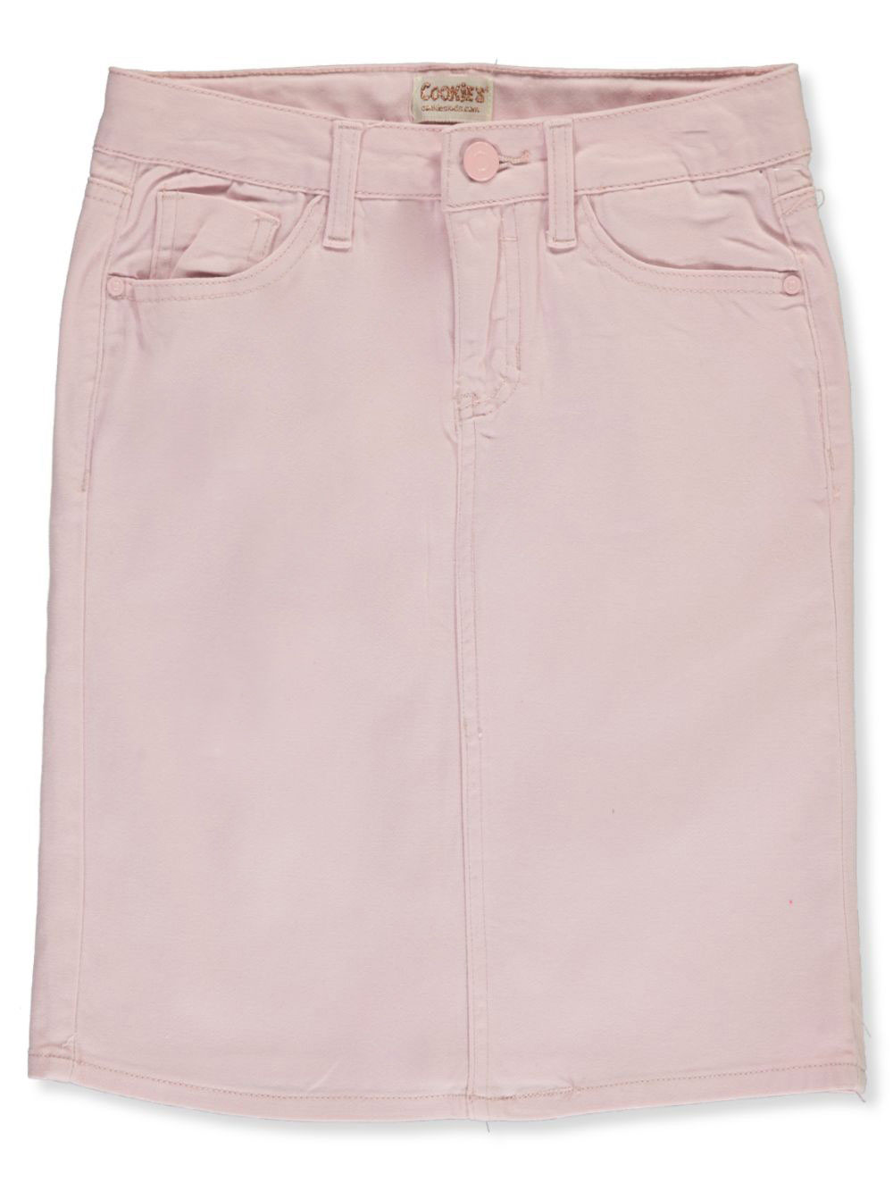 Gonna a matita Twill elastica per ragazze - Foto 3 di 4