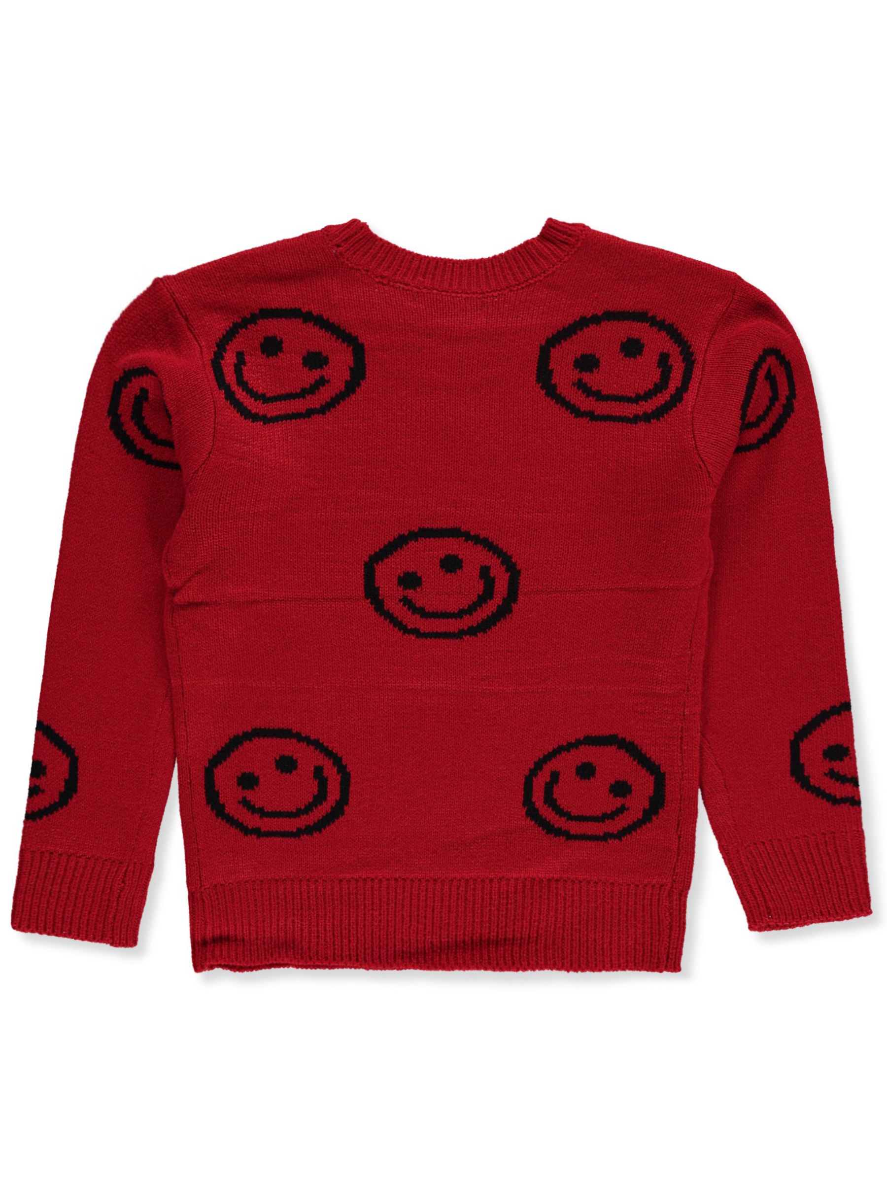 Pink Angel Girls' Allover Smile Sweater Color: black/hot pink Size: 2t - Picture 6 of 13