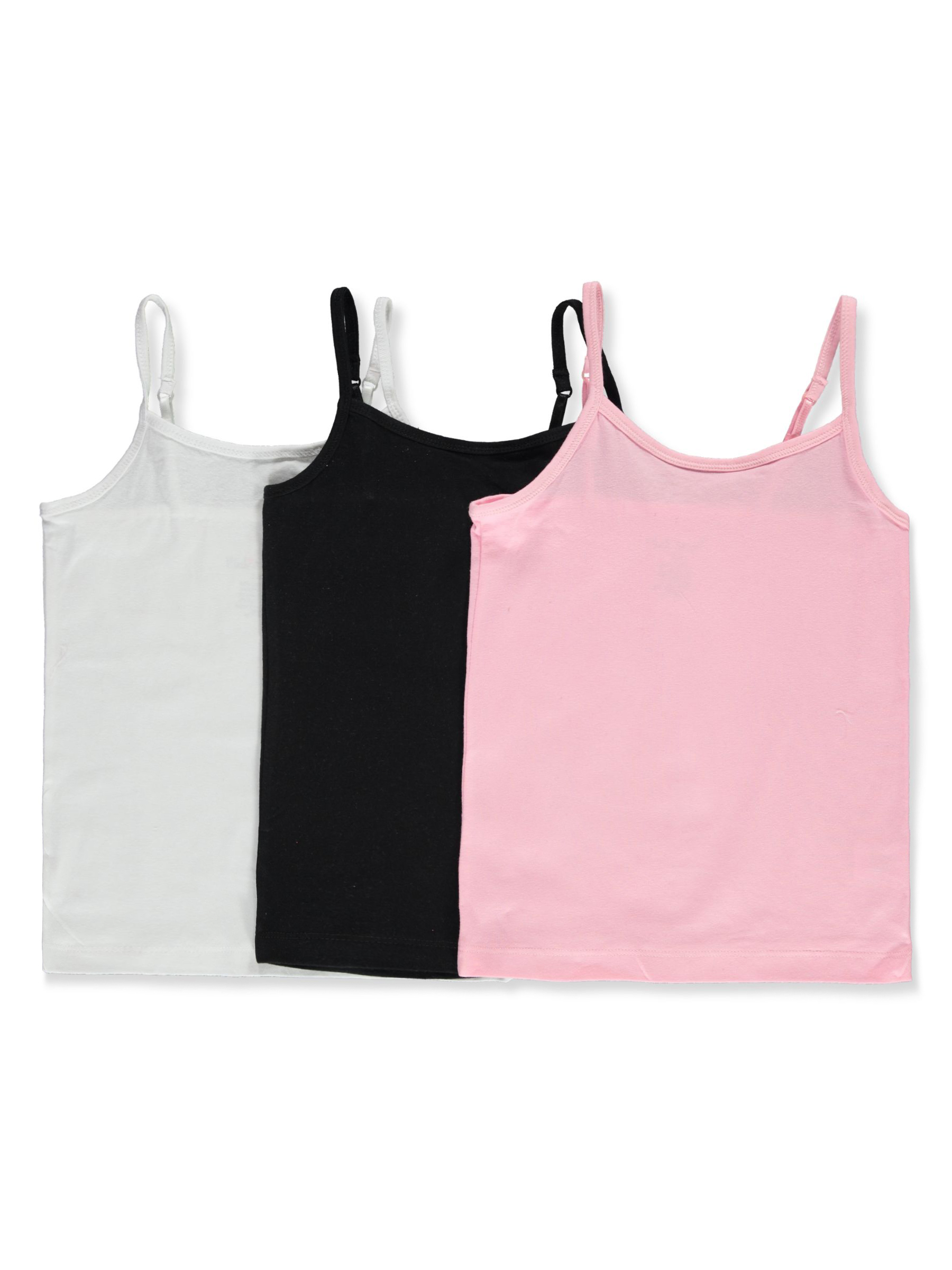 Pink Angel Girls' 3-Pack Tank Camisoles - Picture 9 of 12