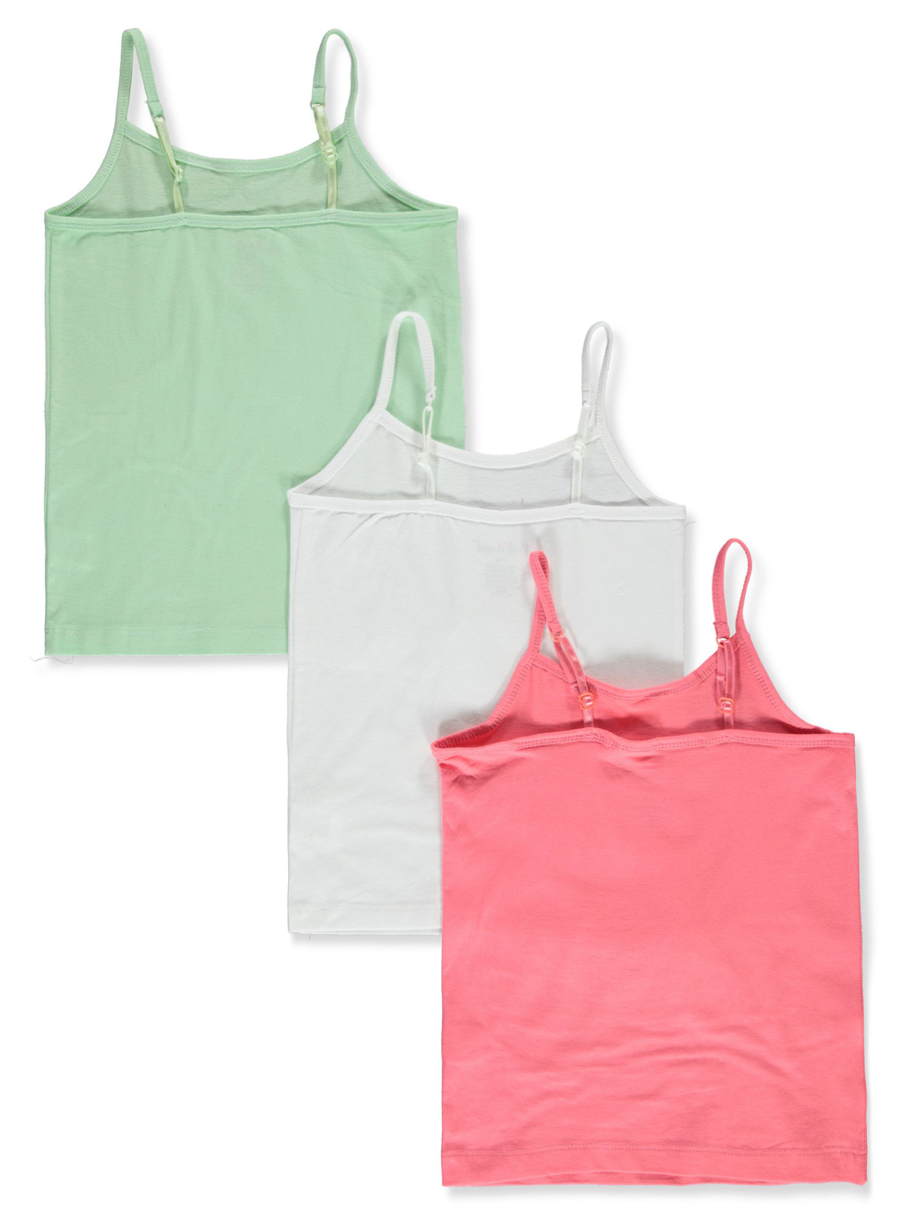 Pink Angel Girls' 3-Pack Tank Camisoles - Picture 11 of 12
