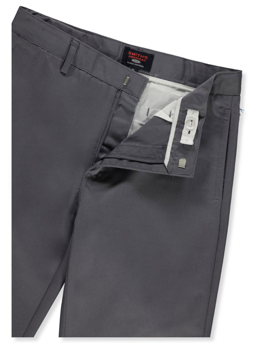 Smith's American Boys' Flat Front Twill Uniform / Dress Pants - Picture 9 of 25