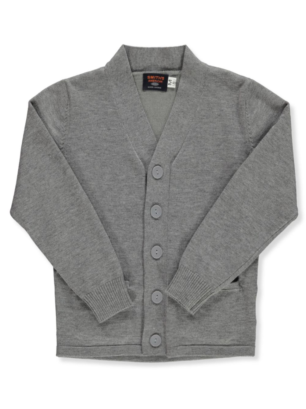Smith's American Boys' V-Neck Cardigan Color: burgundy Size: 4t - Picture 12 of 21